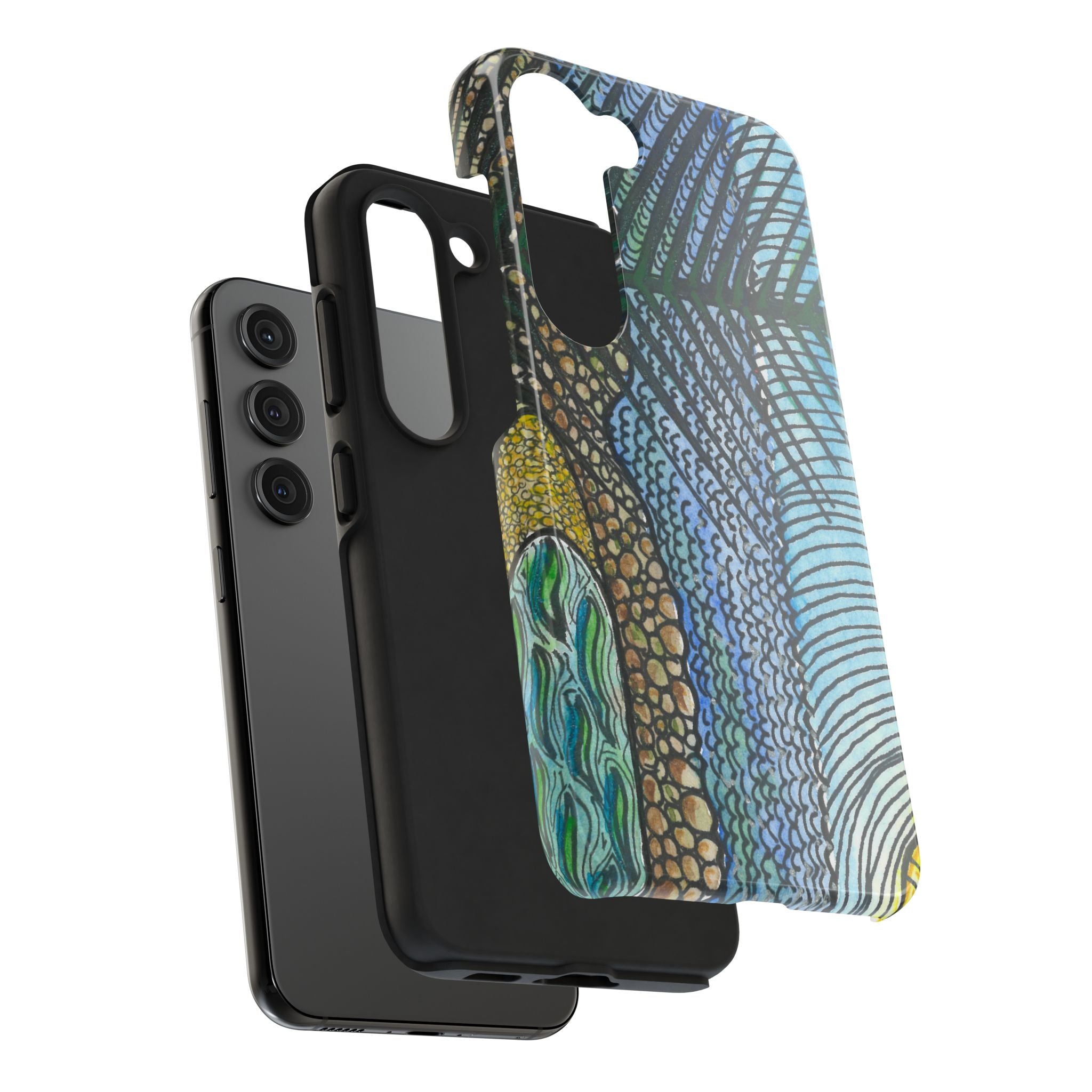 Tough Phone Case - All iPhones and Samsung Galaxys - Exciting Abstract Design #47 Cottesloe