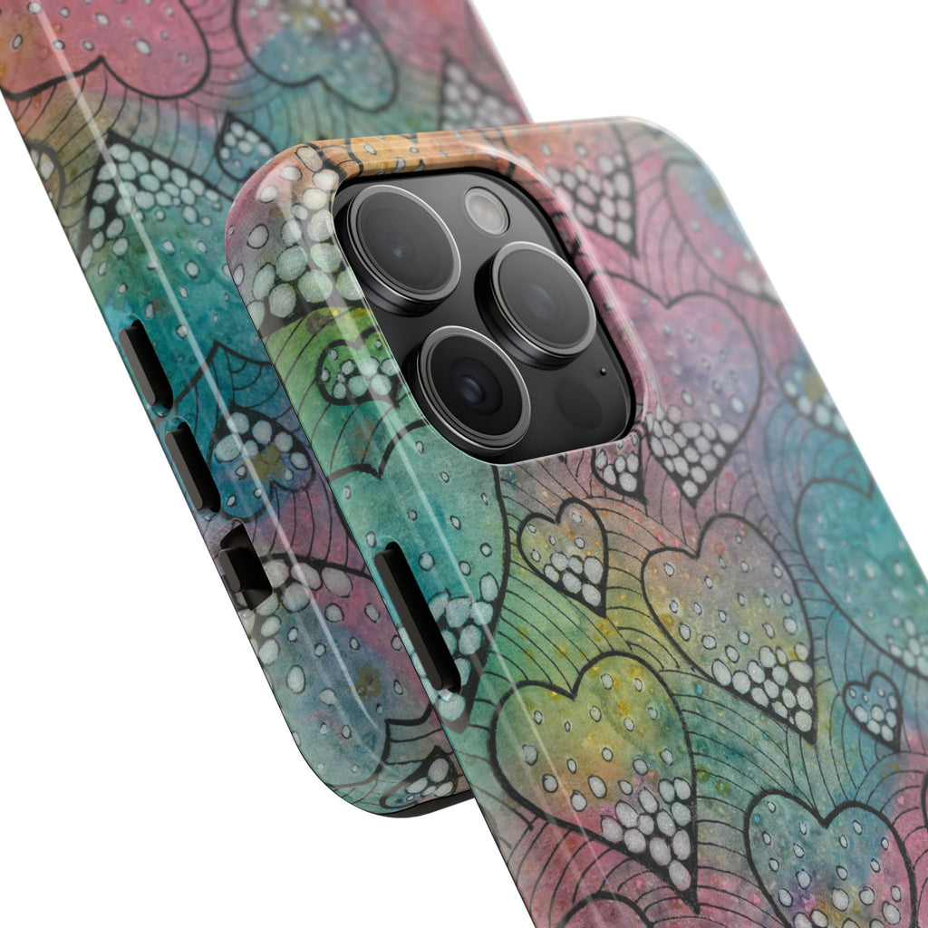 Tough Phone Case - All iPhones and Samsung Galaxys - Exciting Abstract Design #97 What's Love Got To Do With It
