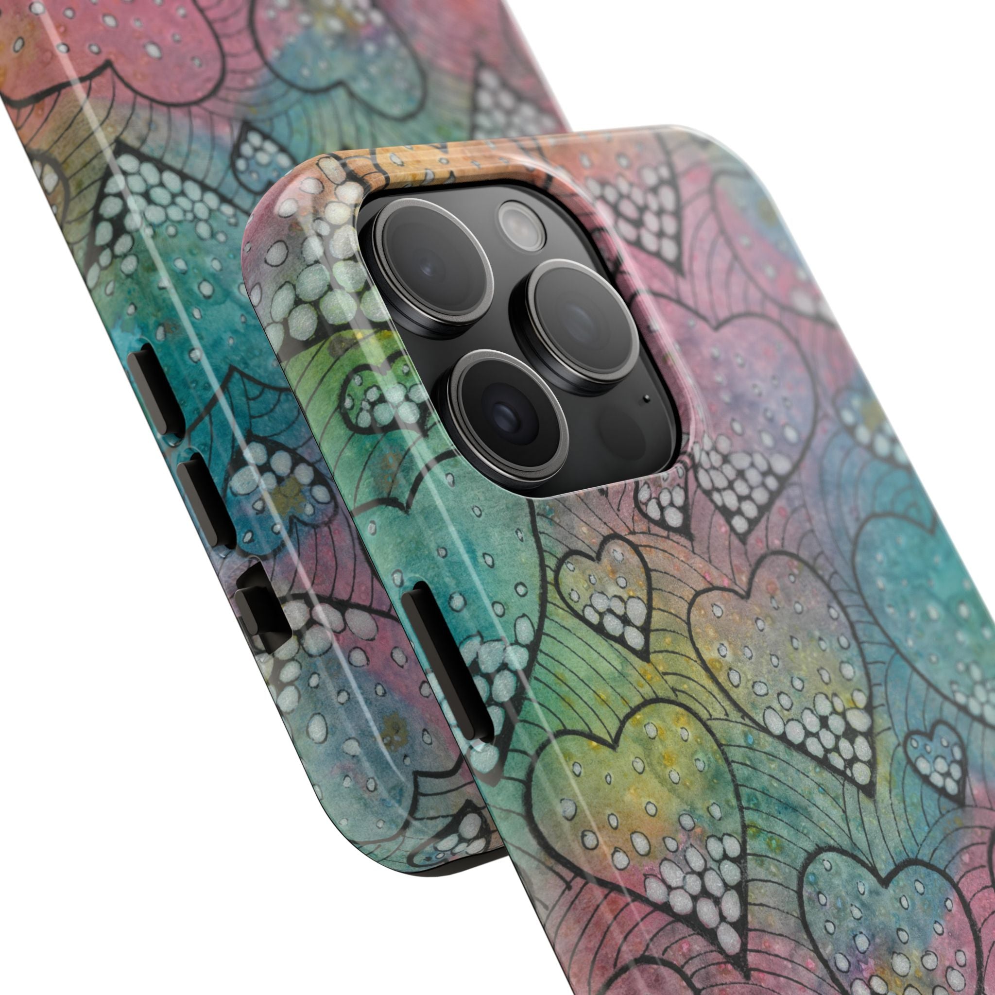 Tough Phone Case - All iPhones and Samsung Galaxys - Exciting Abstract Design #97 What's Love Got To Do With It
