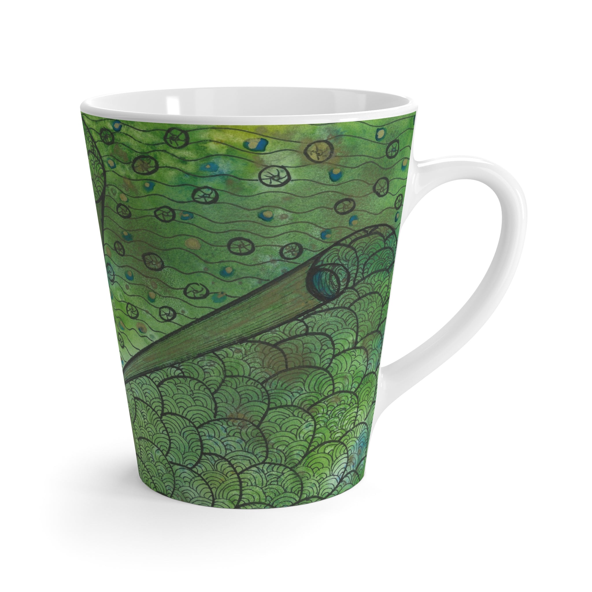 Coffee Mugs and Cups. Colourful Abstract Designs. Perfect for Home, Office or Special Gift #69 New Horizons