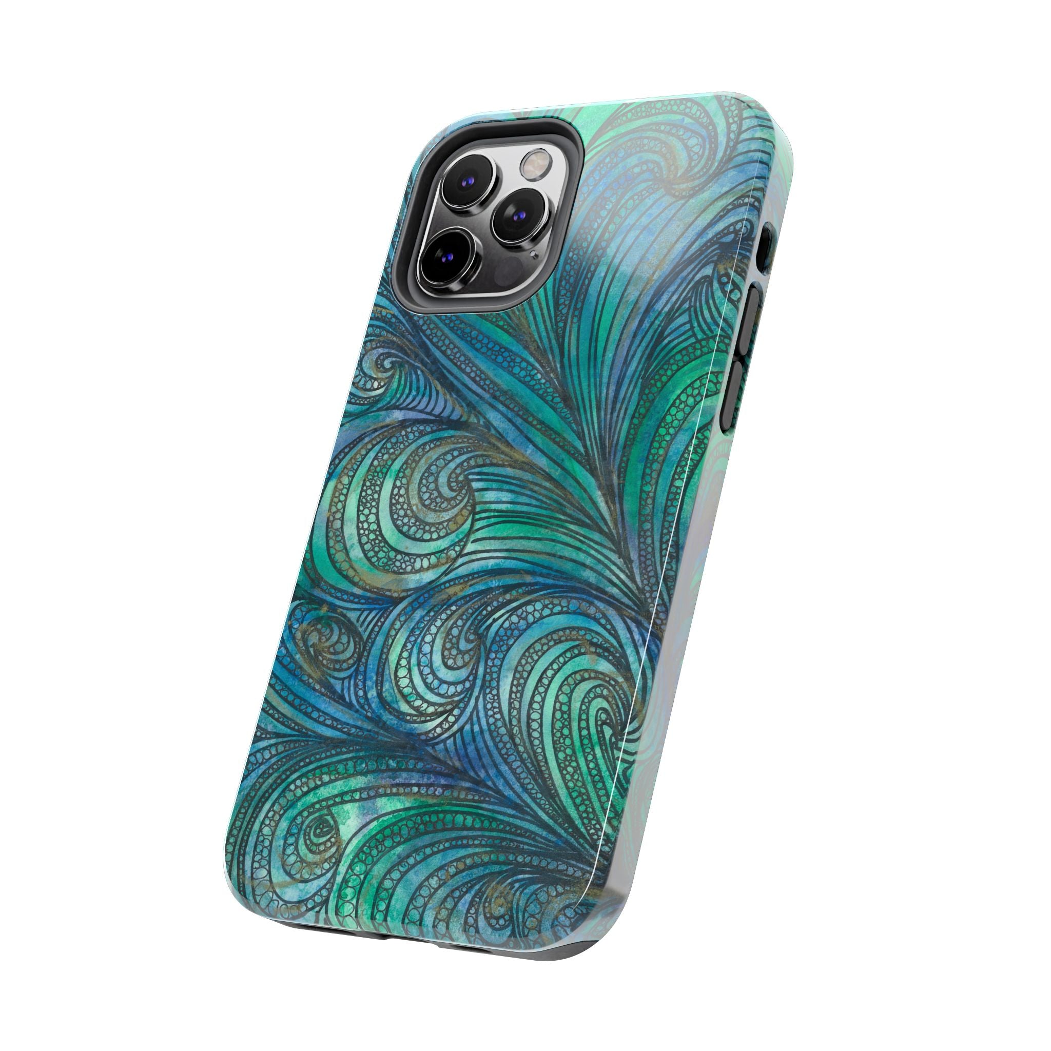 Tough Phone Case - All iPhones and Samsung Galaxys - Exciting Abstract Design #71 Call Of The Sea