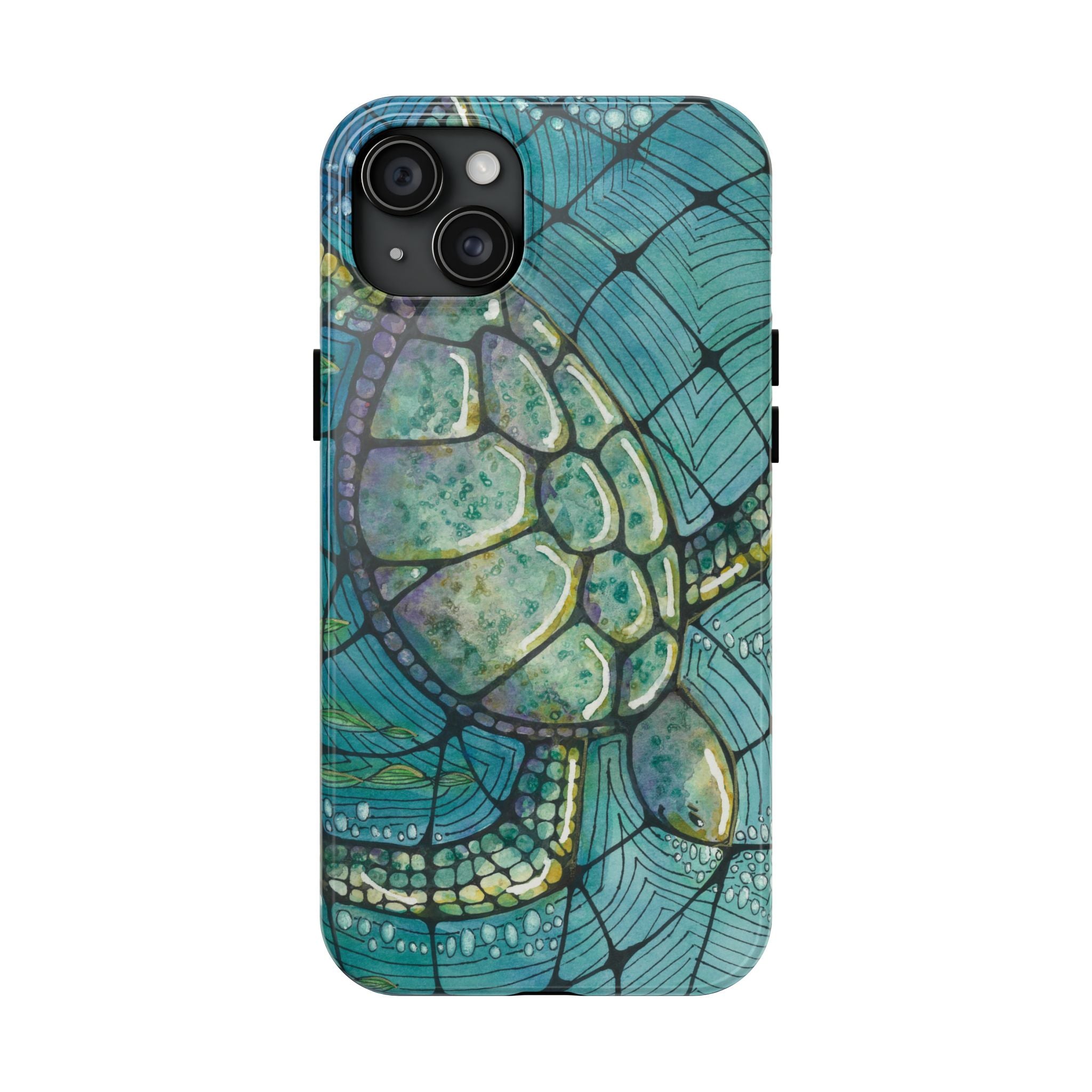 Tough Phone Case - All iPhones and Samsung Galaxys - Exciting Abstract Design #73 Turtling Along
