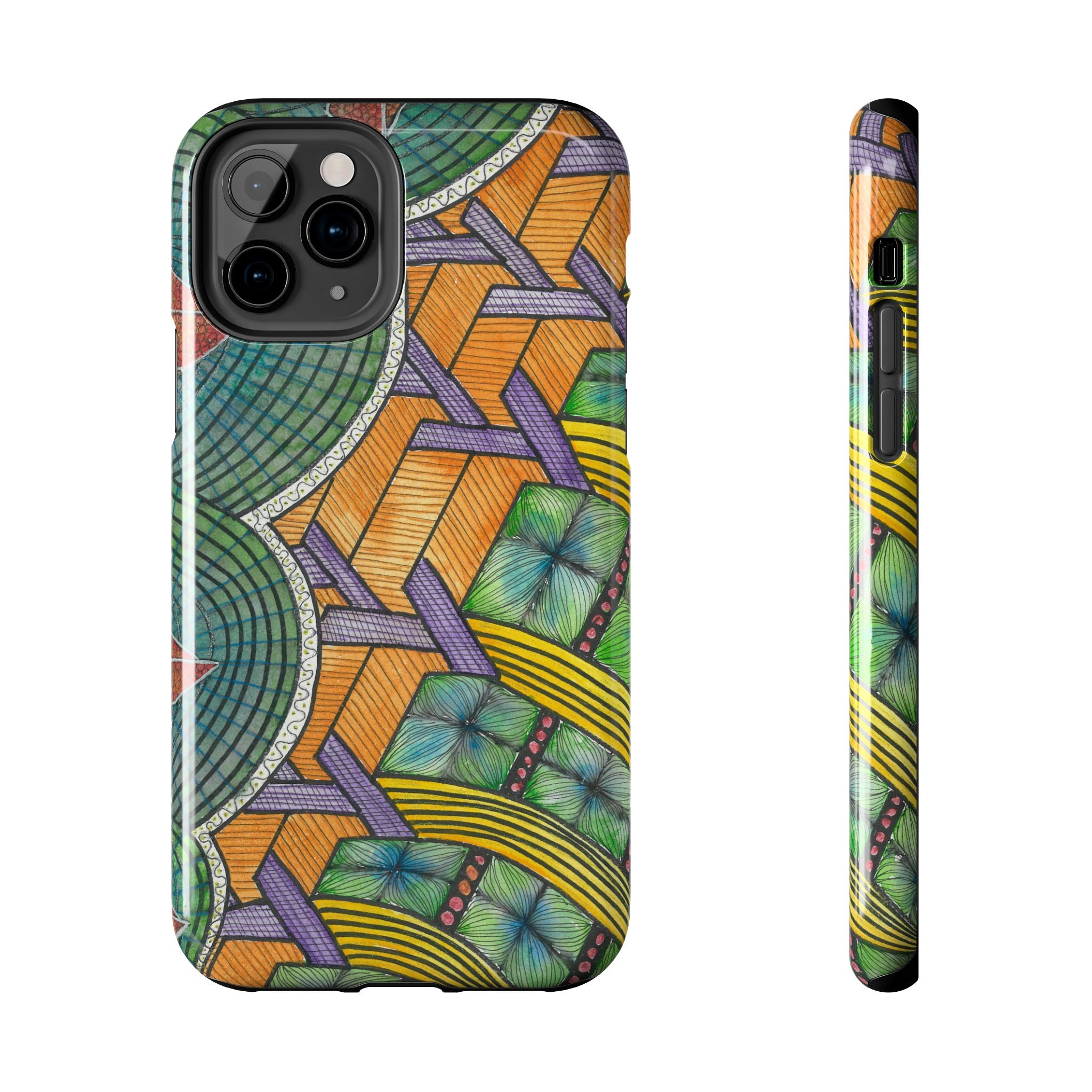 Tough Phone Case - All iPhones and Samsung Galaxys - Exciting Abstract Design #31 T'Eye Land