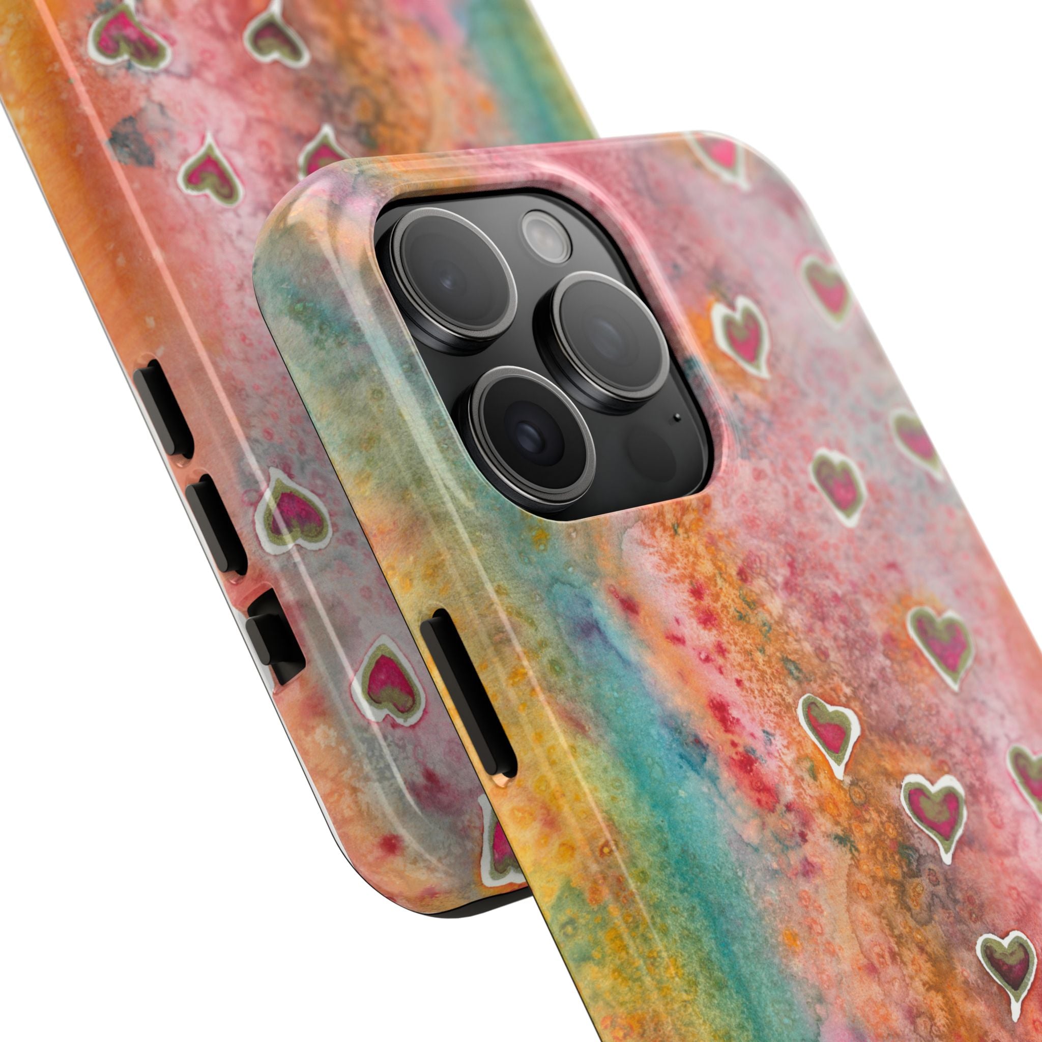 Tough Phone Case - All iPhones and Samsung Galaxys - Exciting Abstract Design #96 Love, Friendship, integrity