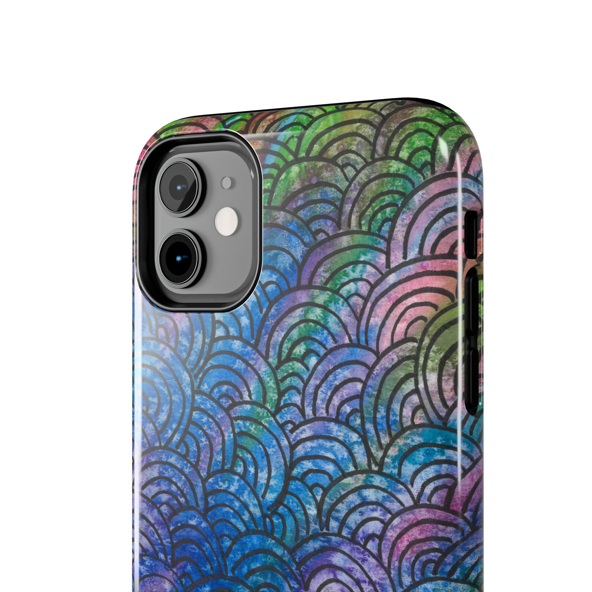 Tough Phone Case - All iPhones and Samsung Galaxys - Exciting Abstract Design #84 Ah! The Past