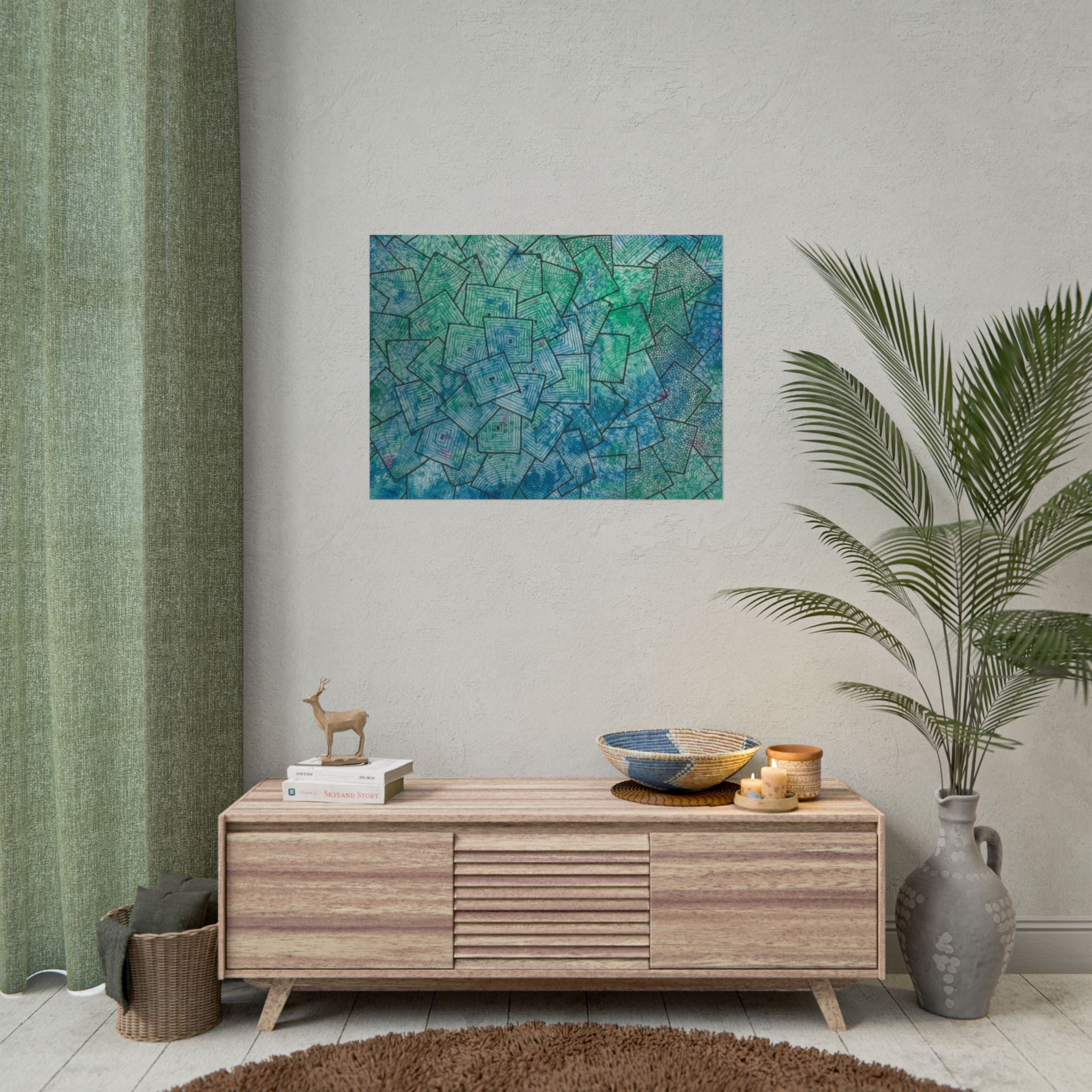 Large Colourful Wall Art, Posters & Prints, For Office, Bedroom or Living Room, or Special Gift #65 And The Answer Is?