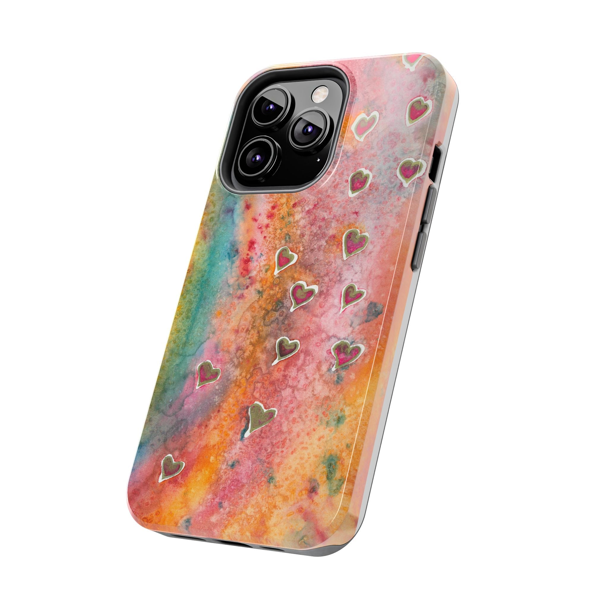 Tough Phone Case - All iPhones and Samsung Galaxys - Exciting Abstract Design #96 Love, Friendship, integrity