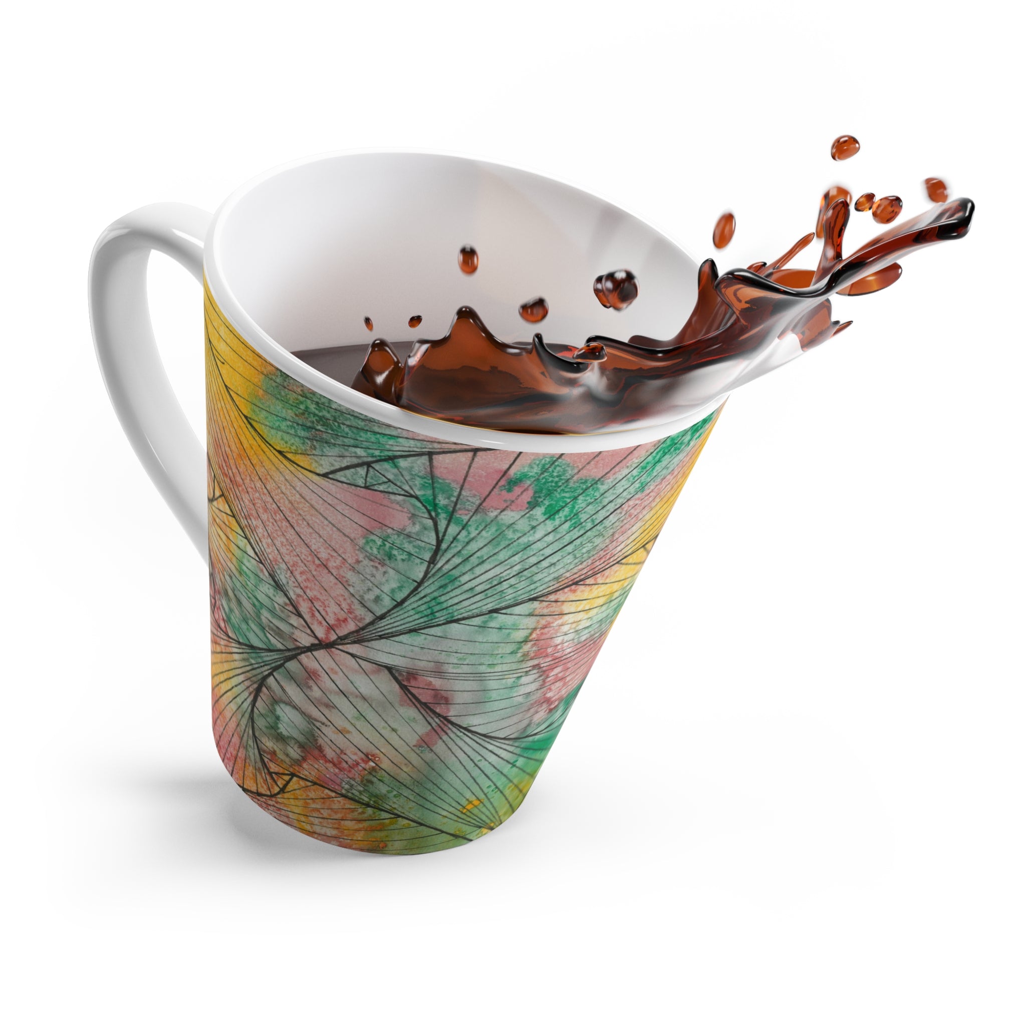 Coffee Mugs and Cups. Colourful Abstract Designs. Perfect for Home, Office or Special Gift #70 Whats It All About Alfie