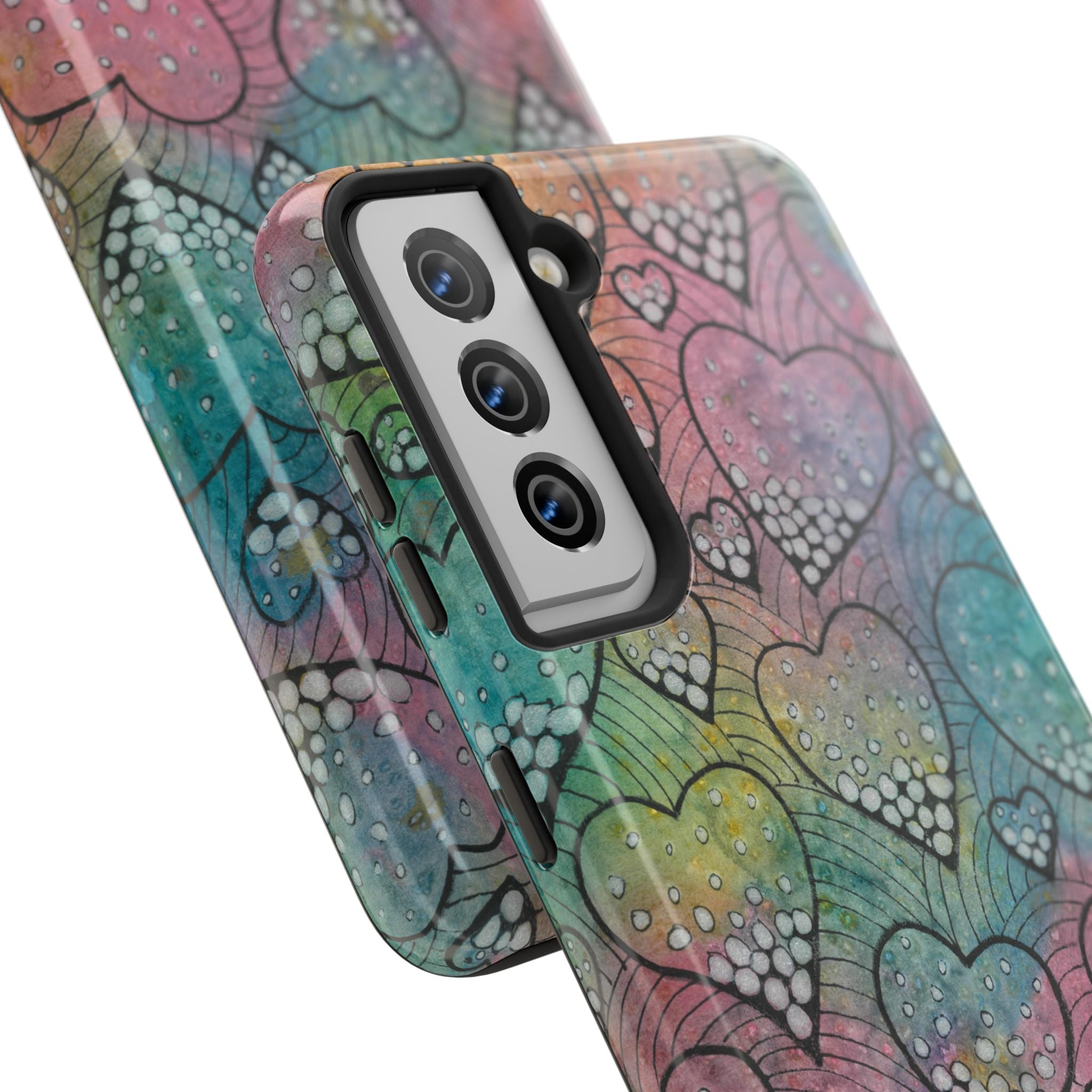 Tough Phone Case - All iPhones and Samsung Galaxys - Exciting Abstract Design #97 What's Love Got To Do With It
