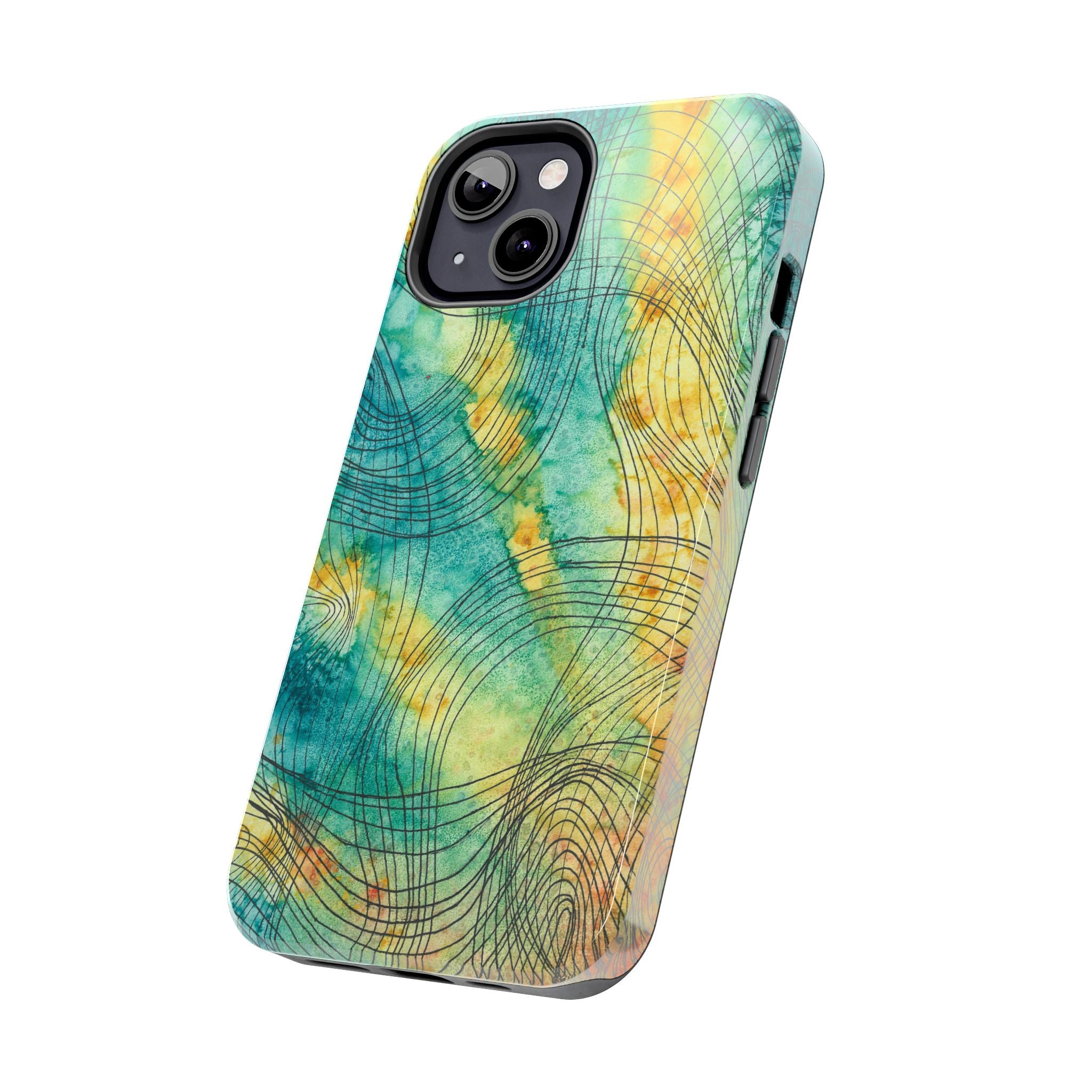 Tough Phone Case - All iPhones and Samsung Galaxys - Exciting Abstract Design #81 The Only Way Is Up