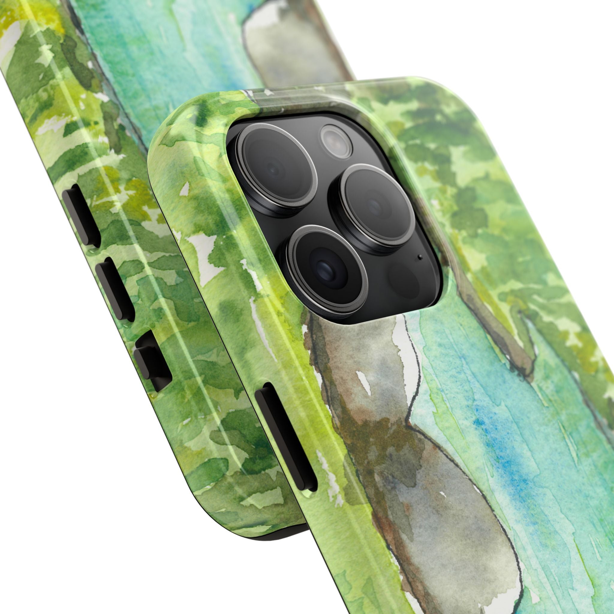 Tough Phone Case - All iPhones and Samsung Galaxys - Exciting Abstract Design #88 Tara River - Montenegro