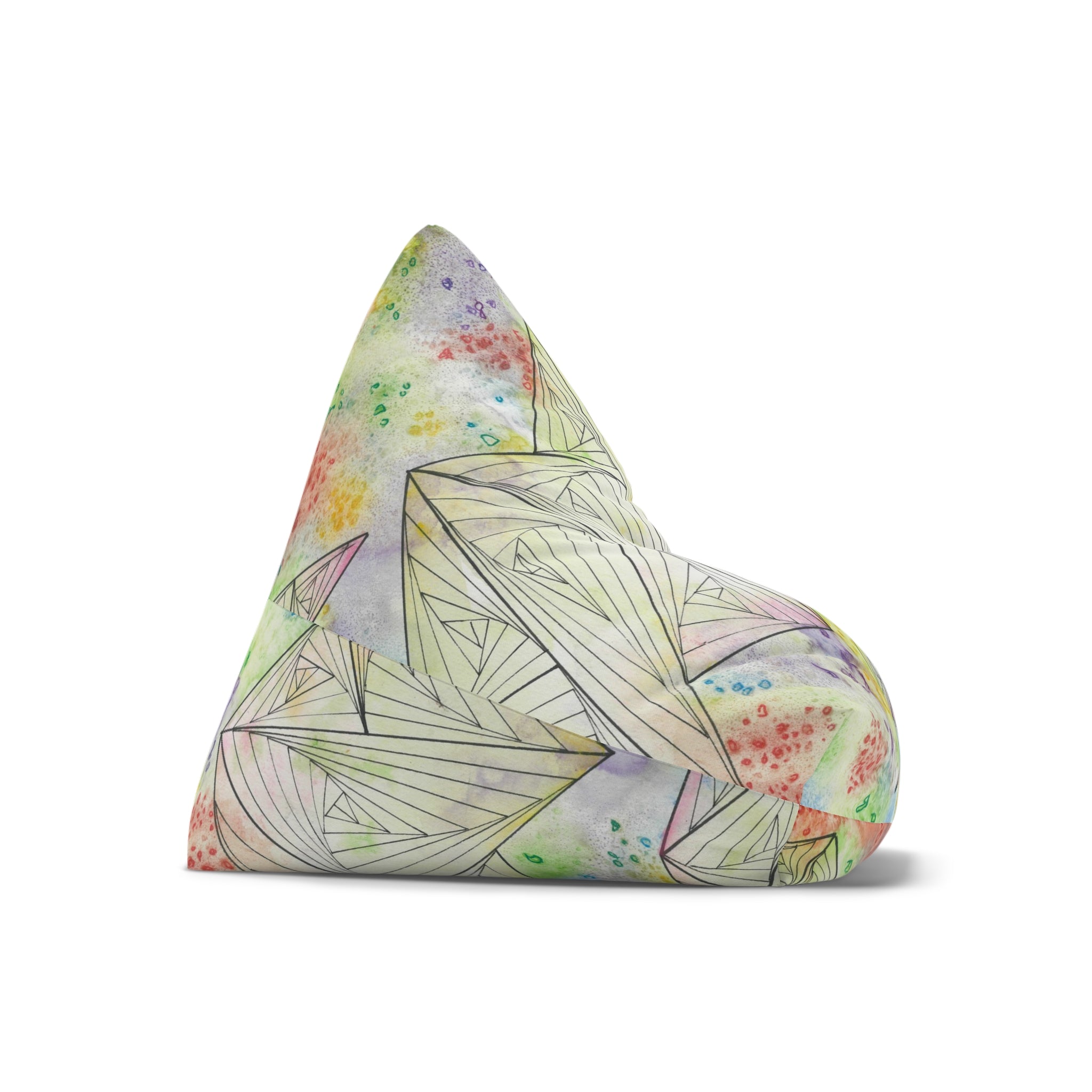 Bean Bag Chair Covers For Indoor & Outdoor - 2 Sizes - Exciting Abstract Design #59 Your Choice