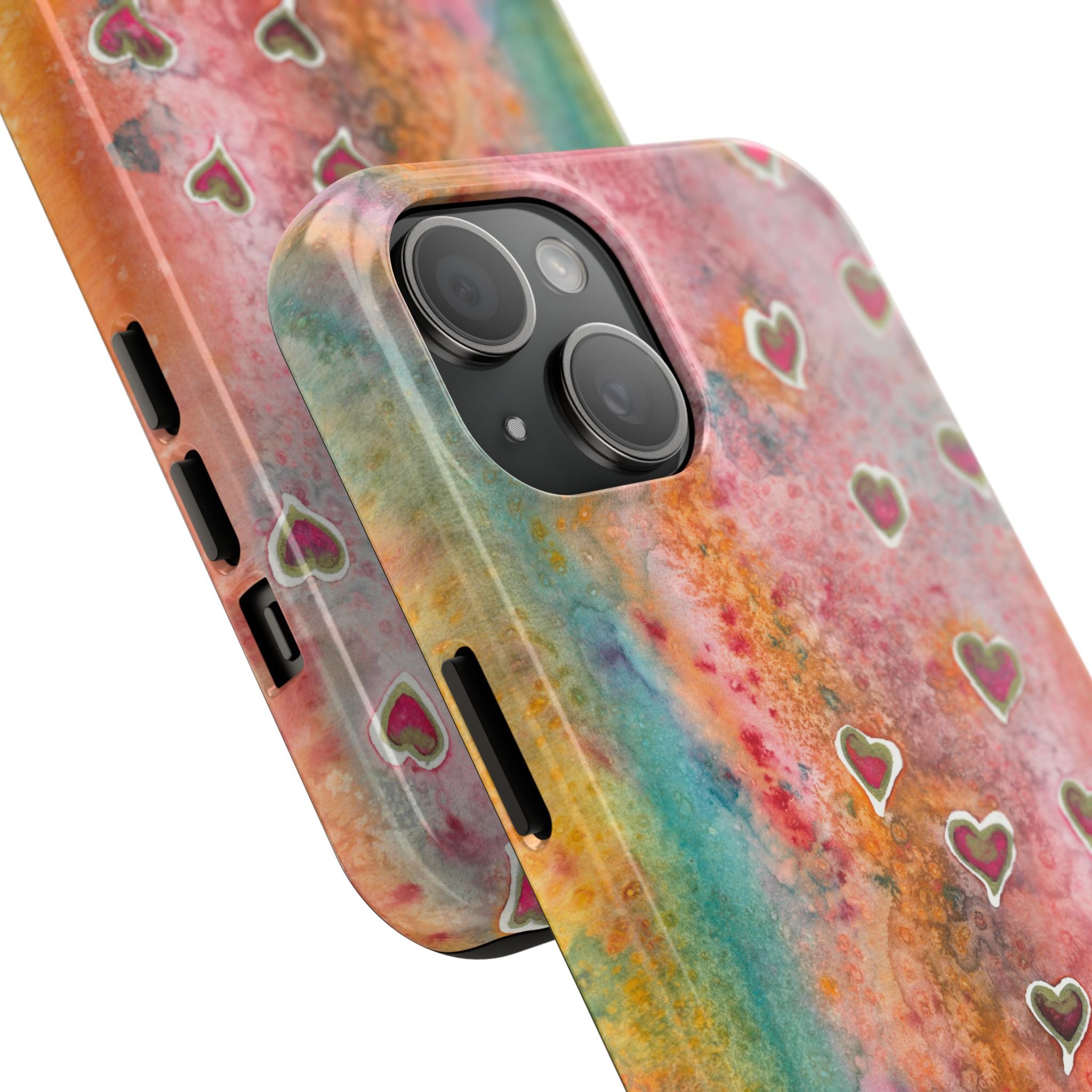 Tough Phone Case - All iPhones and Samsung Galaxys - Exciting Abstract Design #96 Love, Friendship, integrity
