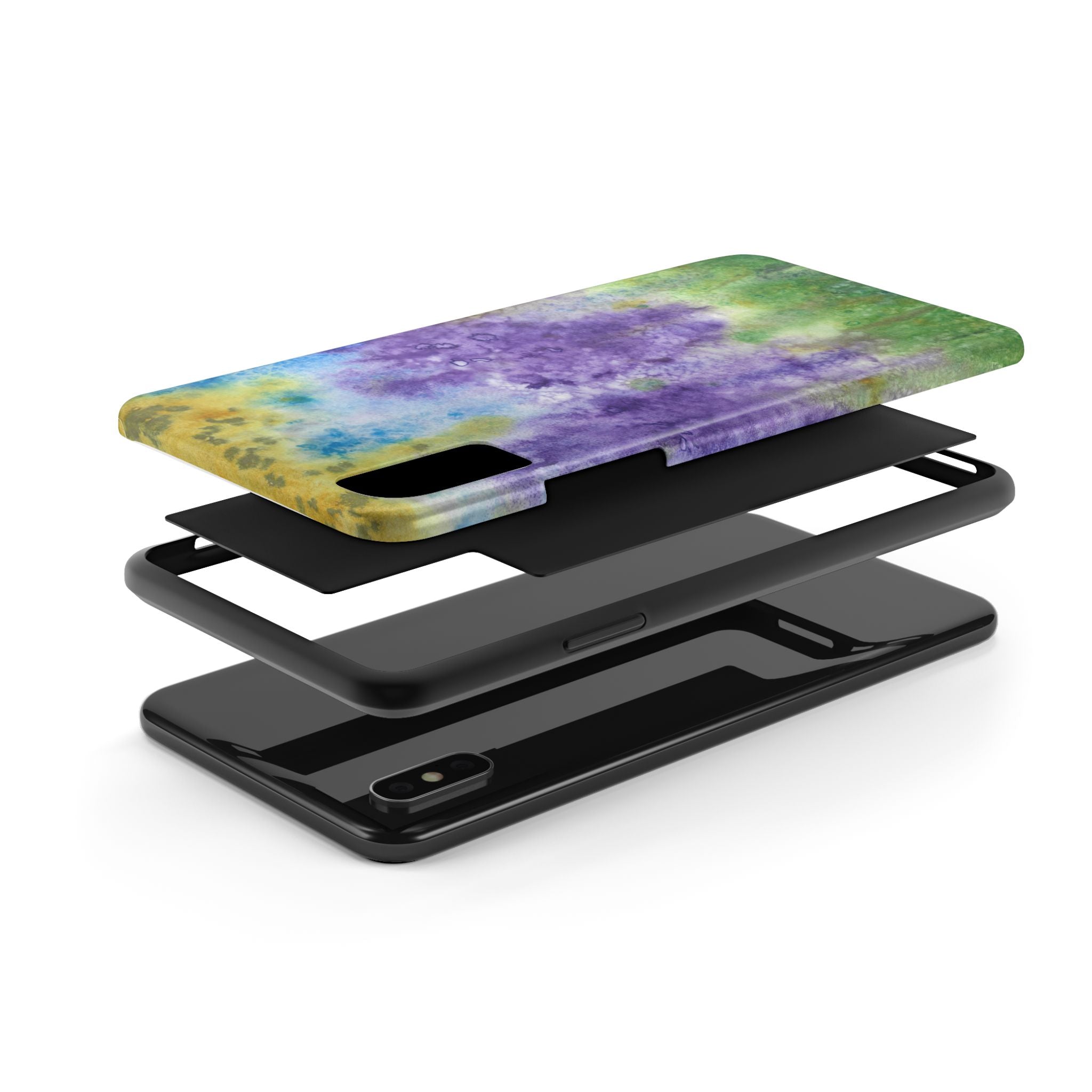 Tough Phone Case - All iPhones and Samsung Galaxys - Exciting Abstract Design #74 Lavender Fields