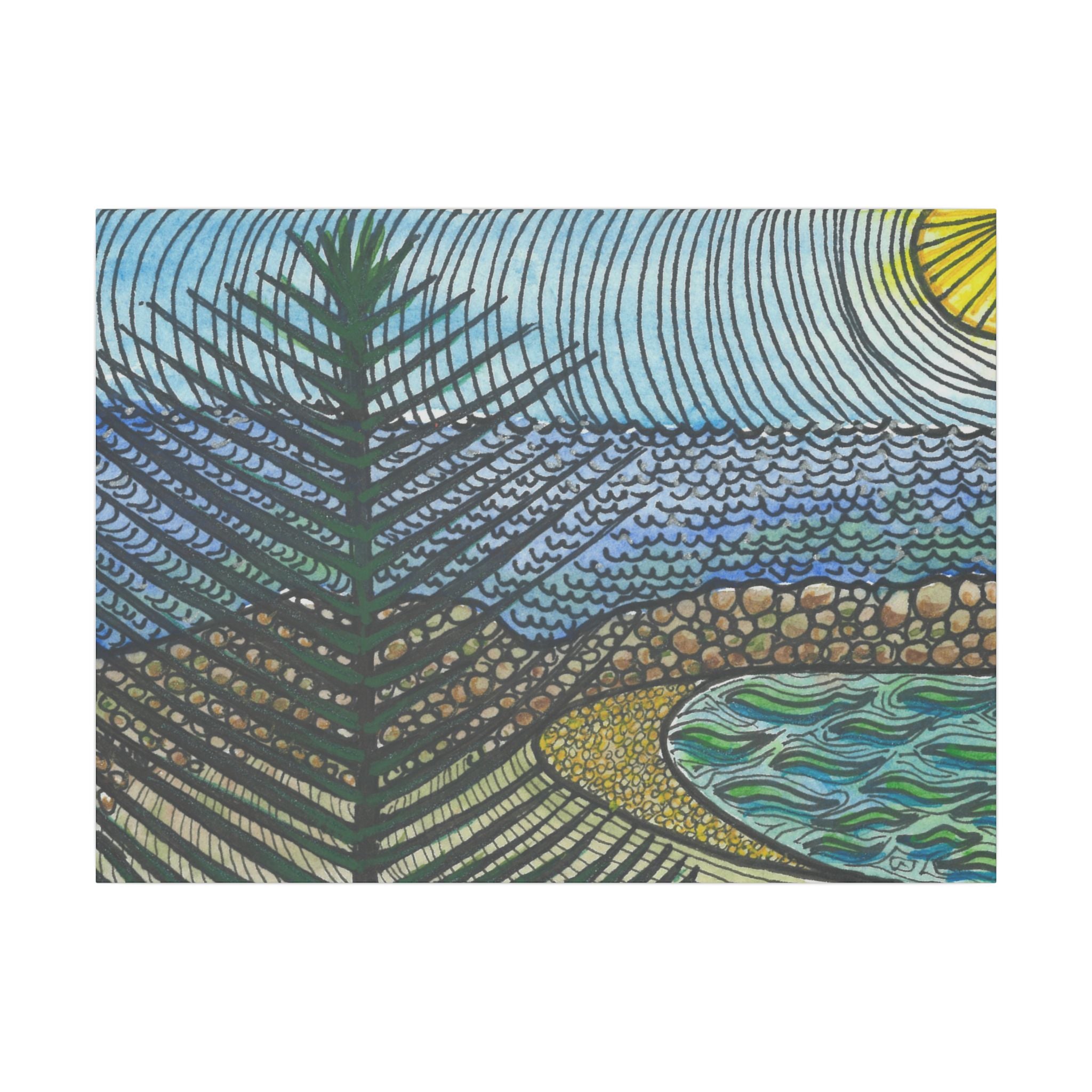 Large Colourful Wall Art, Canvas Prints, For Office, Bedroom or Living Room, or Special Gift #47 Cottesloe