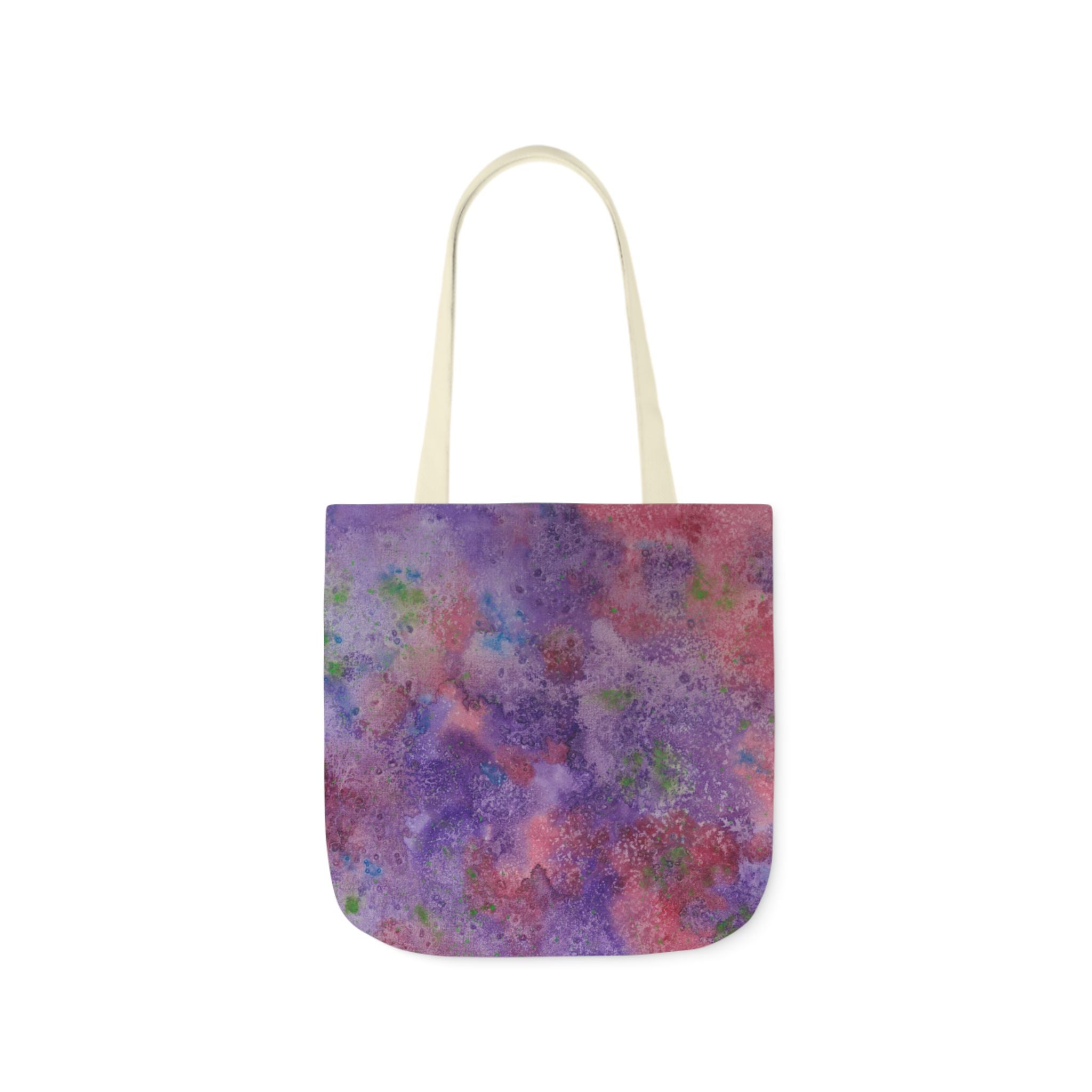 Canvas Tote Bags, Colourful Abstract Designs, 5-Color Straps, 3 Sizes.  For Family and friends or a Special Gift #62 Resolutions
