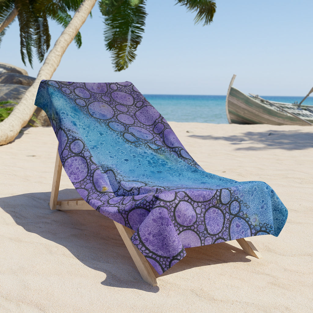 Colourful Abstract Beach Towels, Cotton Loop backing for Durability, 2 Sizes.  For Family and friends or a Special Gift #66 Beam Me Up Scotty