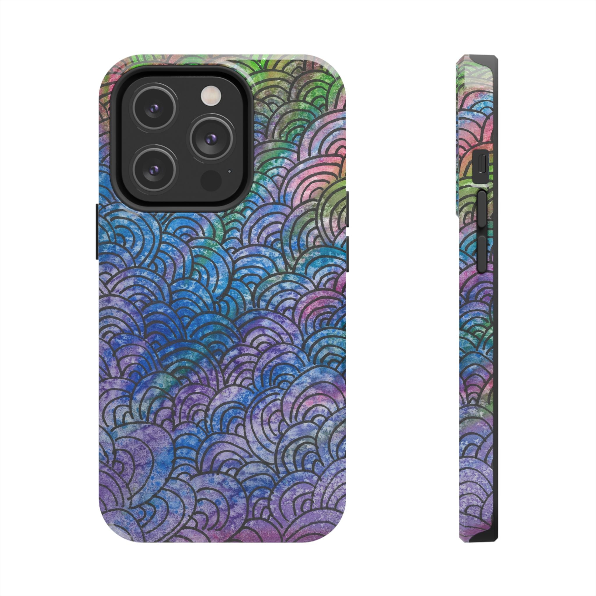 Tough Phone Case - All iPhones and Samsung Galaxys - Exciting Abstract Design #84 Ah! The Past