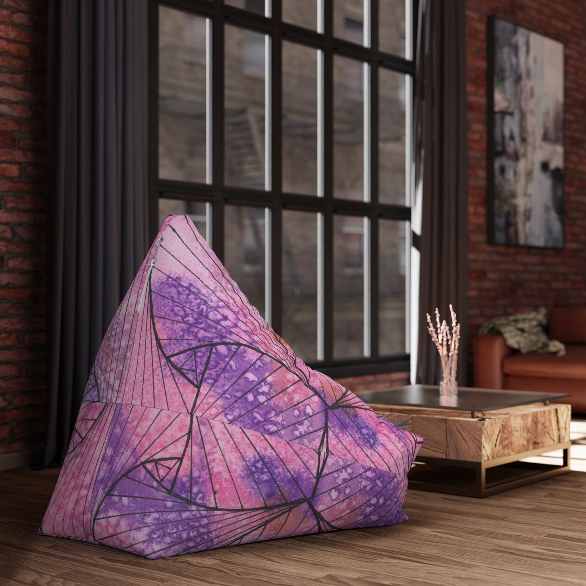 Bean Bag Chair Covers For Indoor & Outdoor - 2 Sizes - Exciting Abstract Design #34 Theres Always Hope
