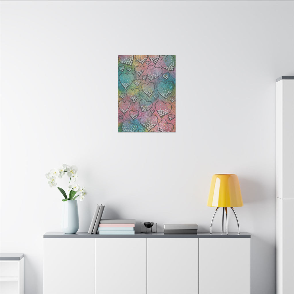 Large Colourful Wall Art, Canvas Prints, For Office, Bedroom or Living Room, or Special Gift #97 What's Love Got To Do With It: