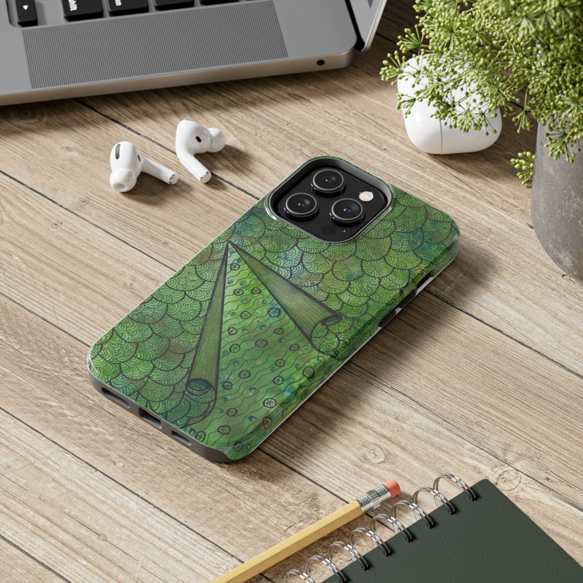 Tough Phone Case - All iPhones and Samsung Galaxys - Exciting Abstract Design #69 New Horizons
