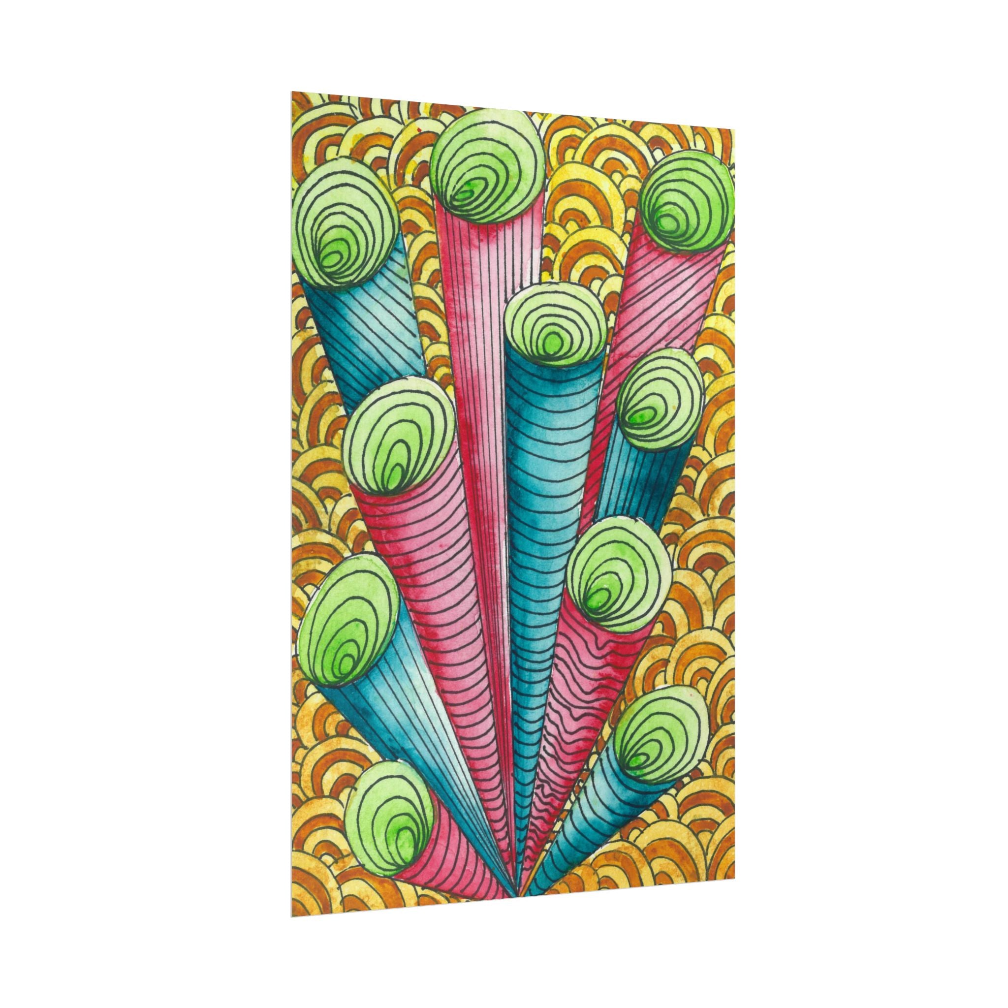 Large Colourful Wall Art, Posters & Prints, For Office, Bedroom or Living Room, or Special Gift #93 On A Mission
