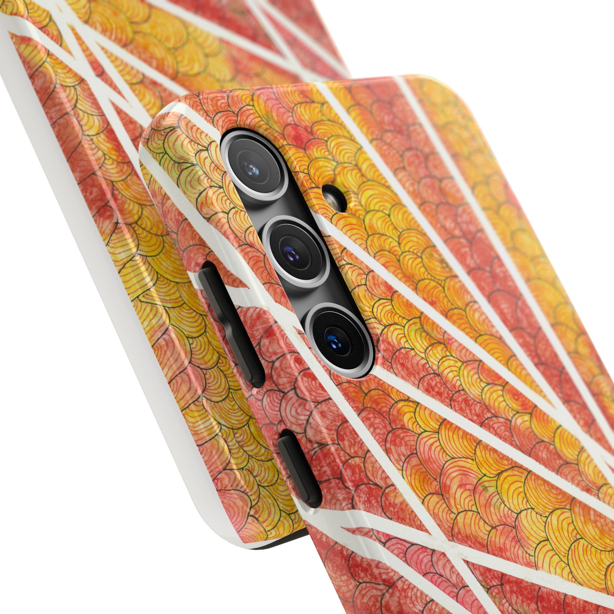 Tough Phone Case - All iPhones and Samsung Galaxys - Exciting Abstract Design #67 Max Mimosa