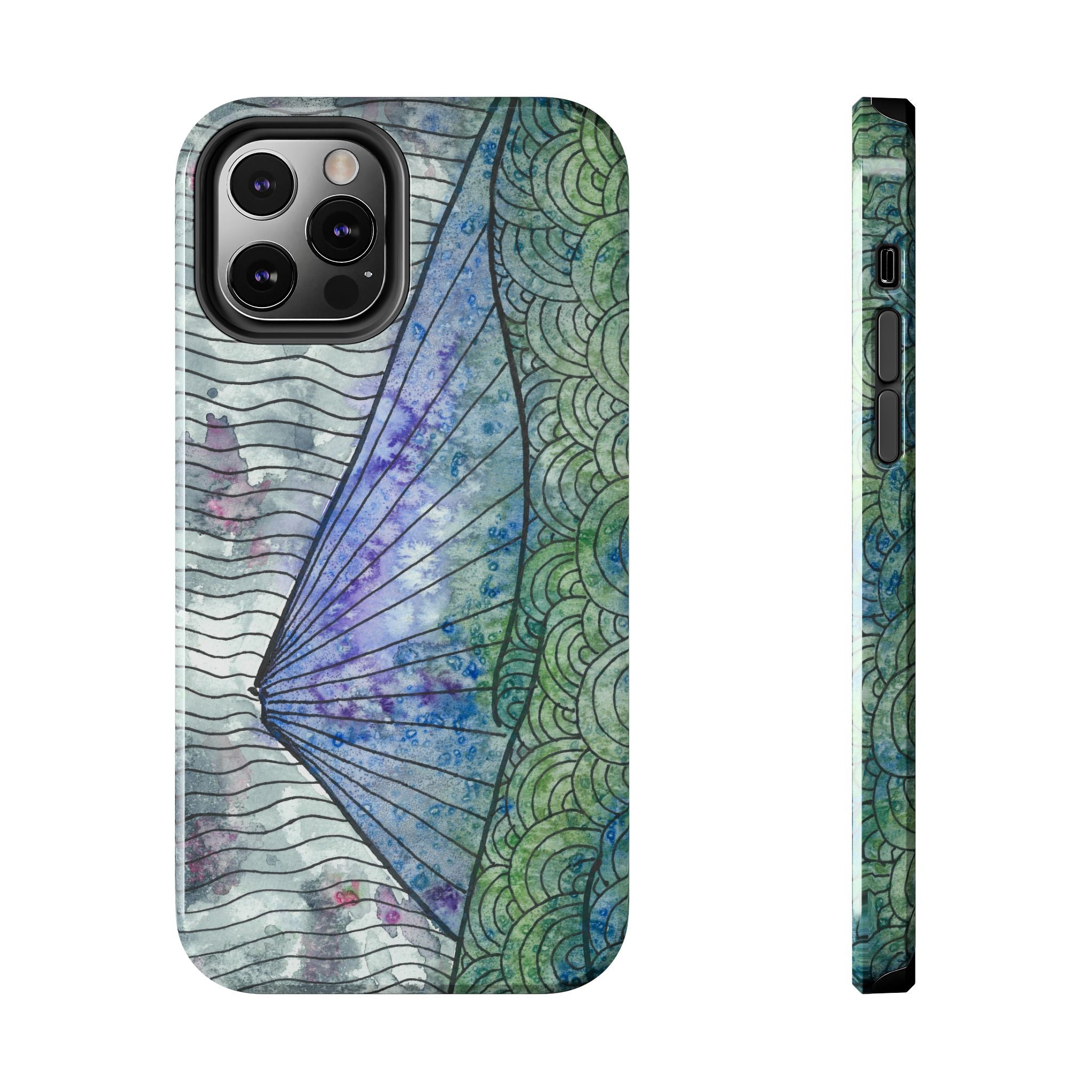 Tough Phone Case - All iPhones and Samsung Galaxys - Exciting Abstract Design #90 Rtanj Pyramid - Serbia