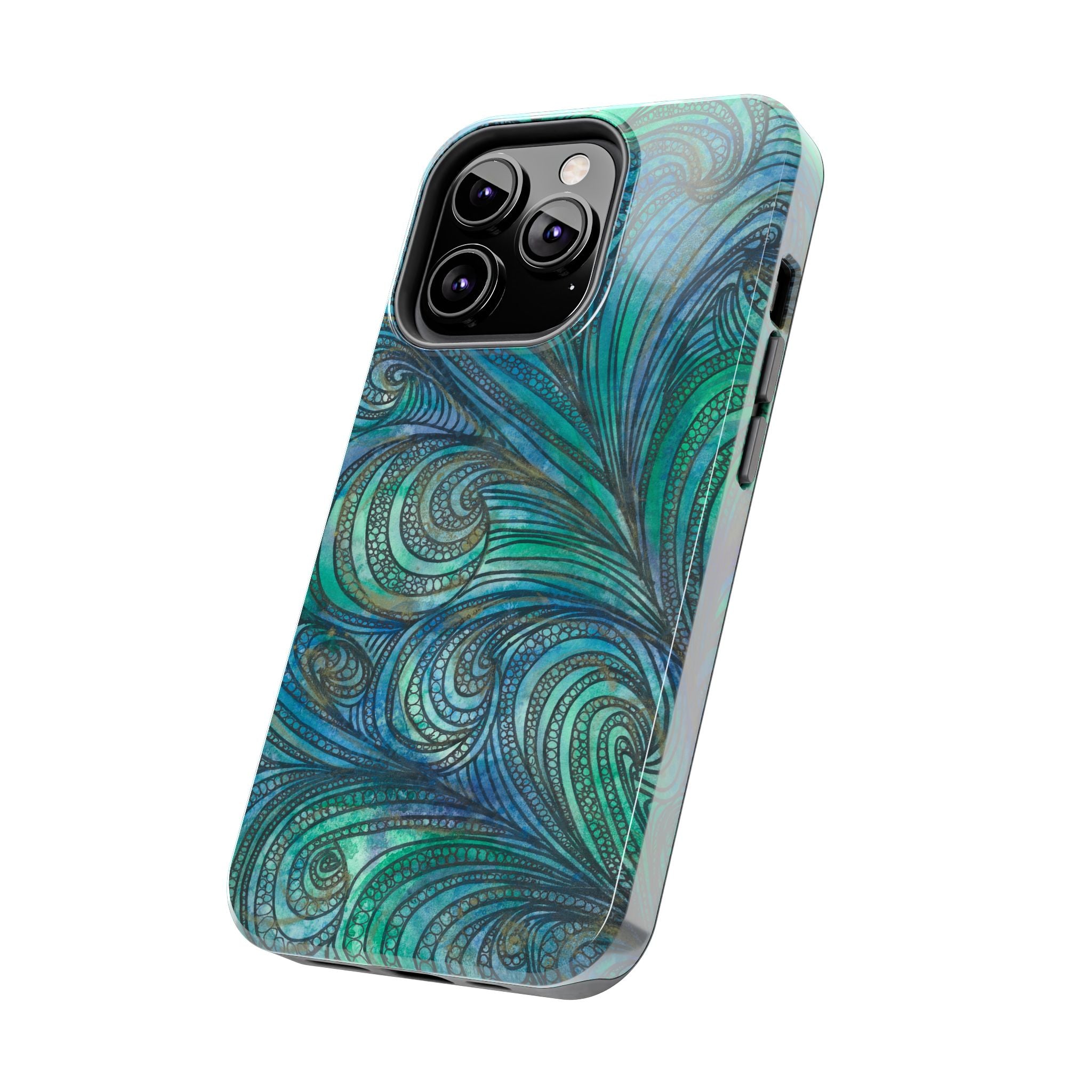 Tough Phone Case - All iPhones and Samsung Galaxys - Exciting Abstract Design #71 Call Of The Sea