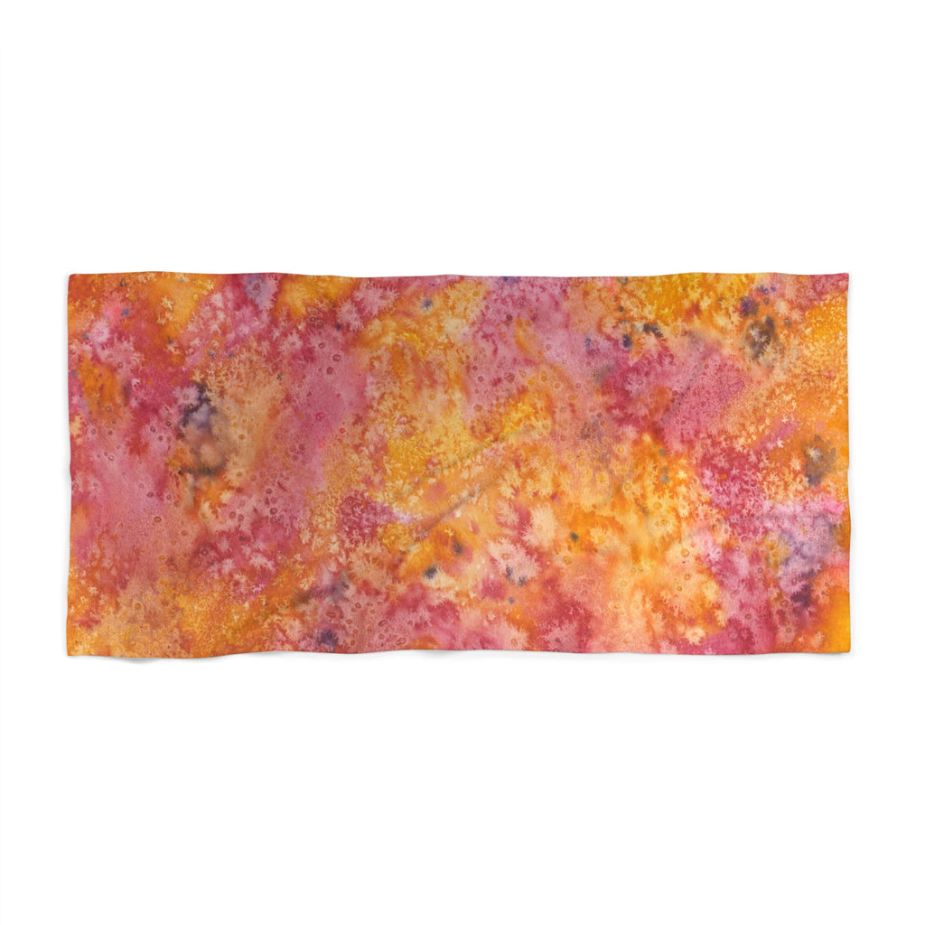 Colourful Abstract Beach Towels, Cotton Loop backing for Durability, 2 Sizes.  For Family and friends or a Special Gift #54 Heaven Can Wait