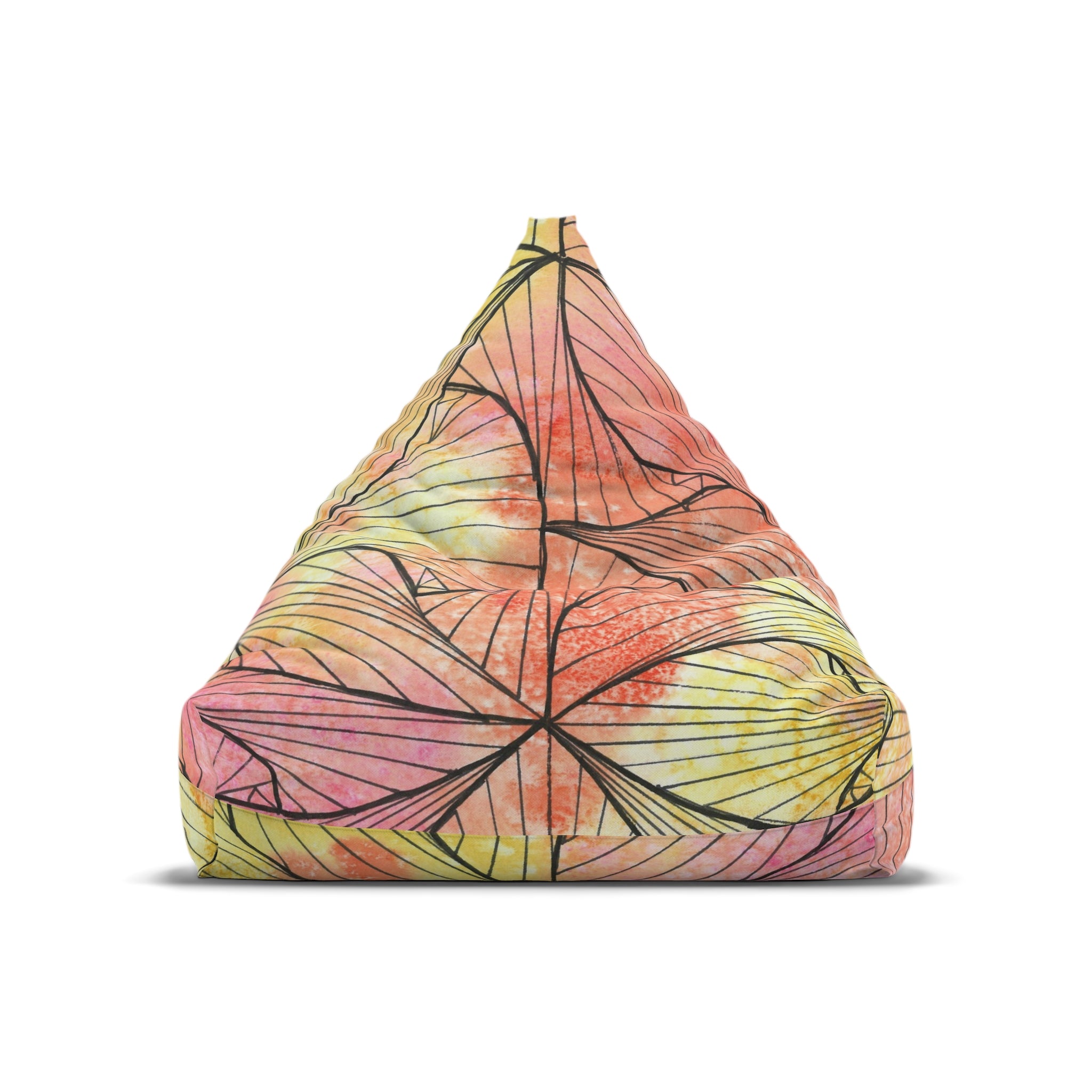 Bean Bag Chair Covers For Indoor & Outdoor - 2 Sizes - Exciting Abstract Design #39 Impossible They Said!