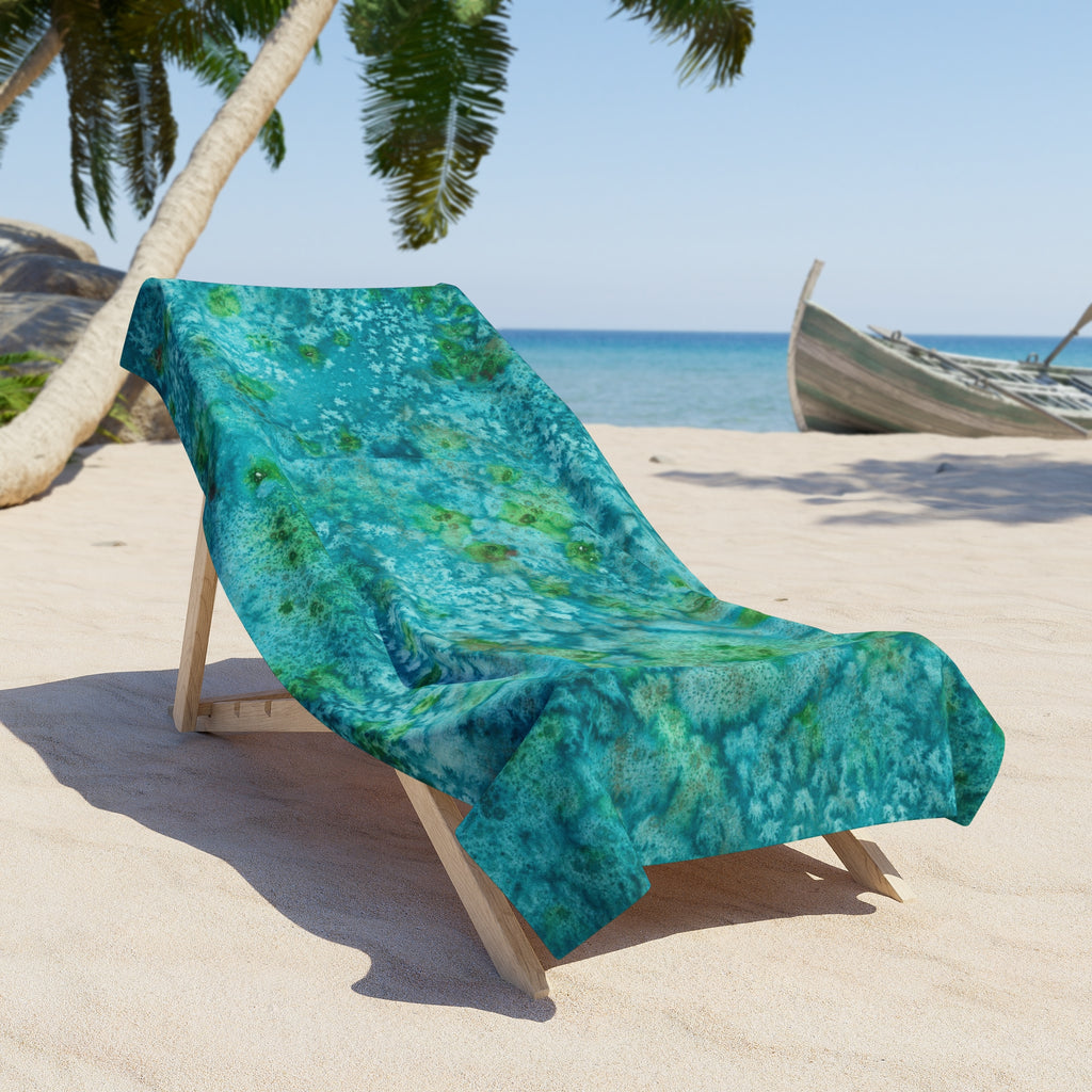 Colourful Abstract Beach Towels, Cotton Loop backing for Durability, 2 Sizes.  For Family and friends or a Special Gift #83 Who Am I Today
