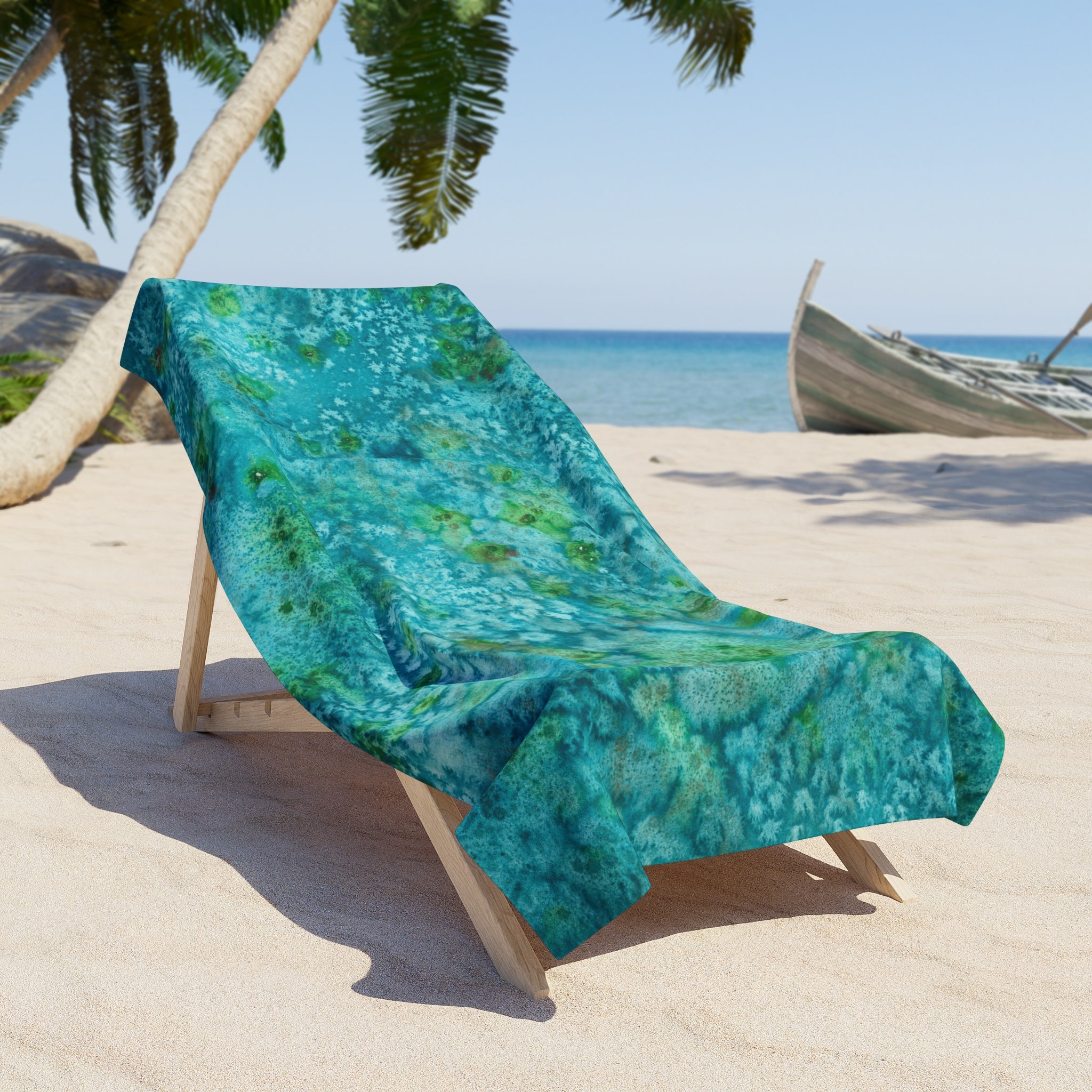 Colourful Abstract Beach Towels, Cotton Loop backing for Durability, 2 Sizes.  For Family and friends or a Special Gift #83 Who Am I Today