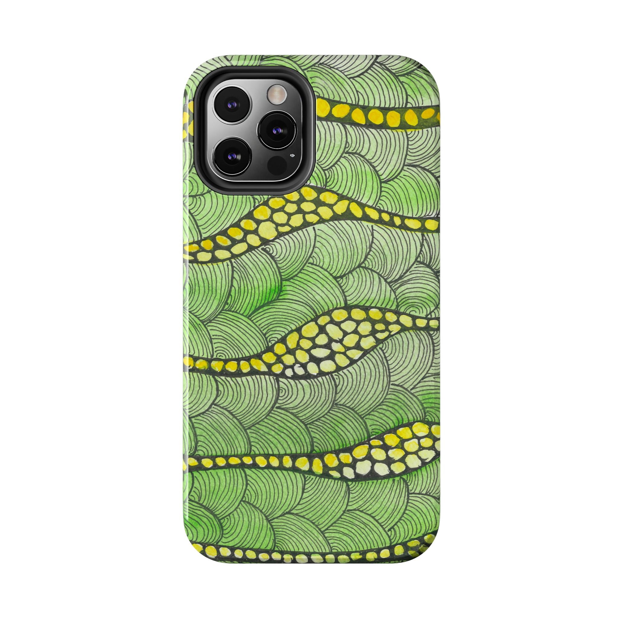 Tough Phone Case - All iPhones and Samsung Galaxys - Exciting Abstract Design #13 Watcha Thinking