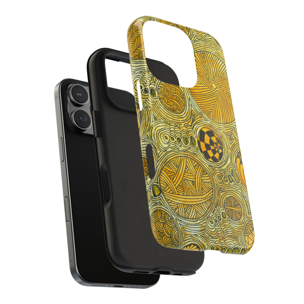 Tough Phone Case - All iPhones and Samsung Galaxys - Exciting Abstract Design #38 The Conversationalist