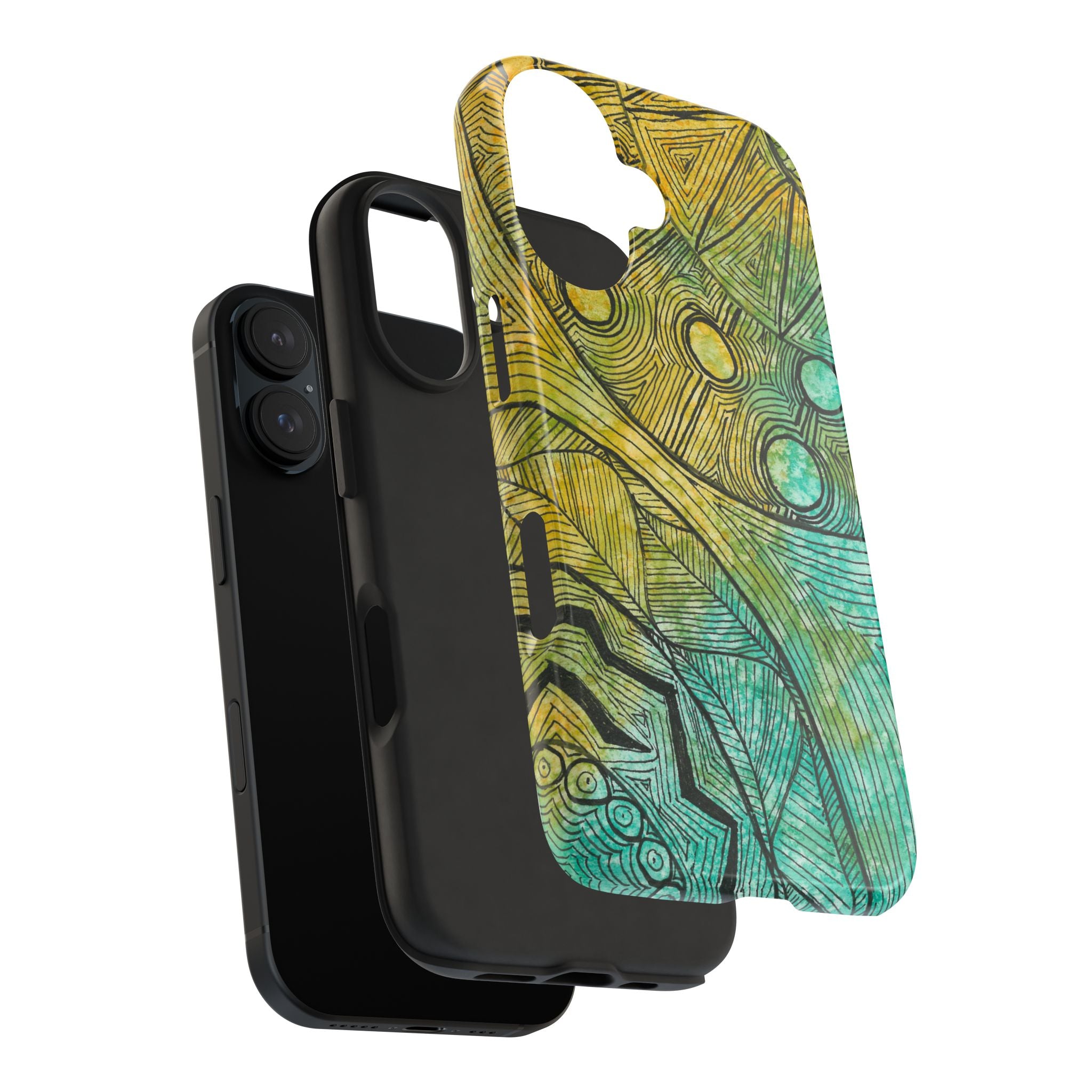 Tough Phone Case - All iPhones and Samsung Galaxys - Exciting Abstract Design #27 Come What May