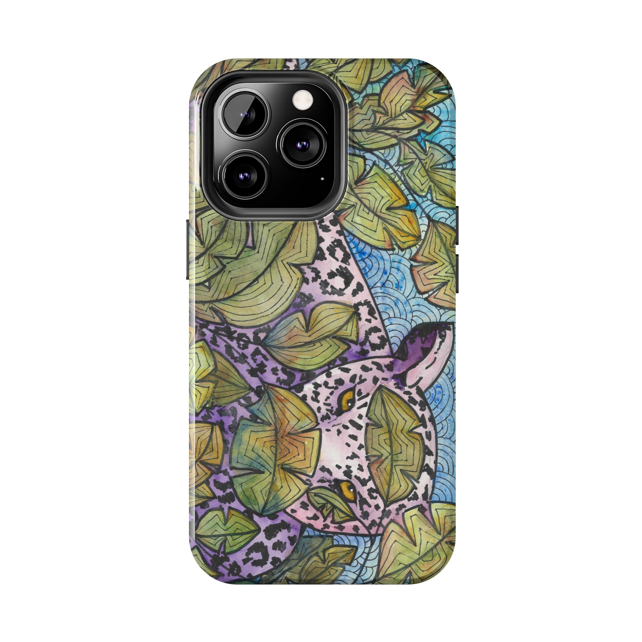 Tough Phone Case - All iPhones and Samsung Galaxys - Exciting Abstract Design #76 Purrfect Blend