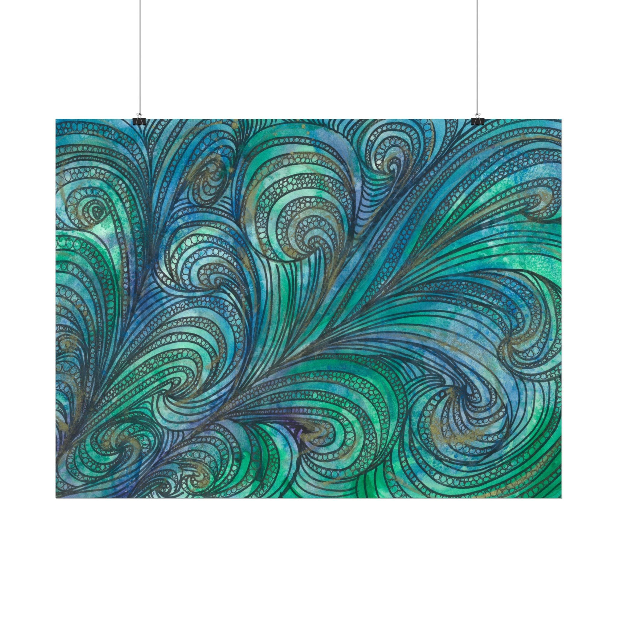 Large Colourful Wall Art, Posters & Prints, For Office, Bedroom or Living Room, or Special Gift #71 Call Of The Sea