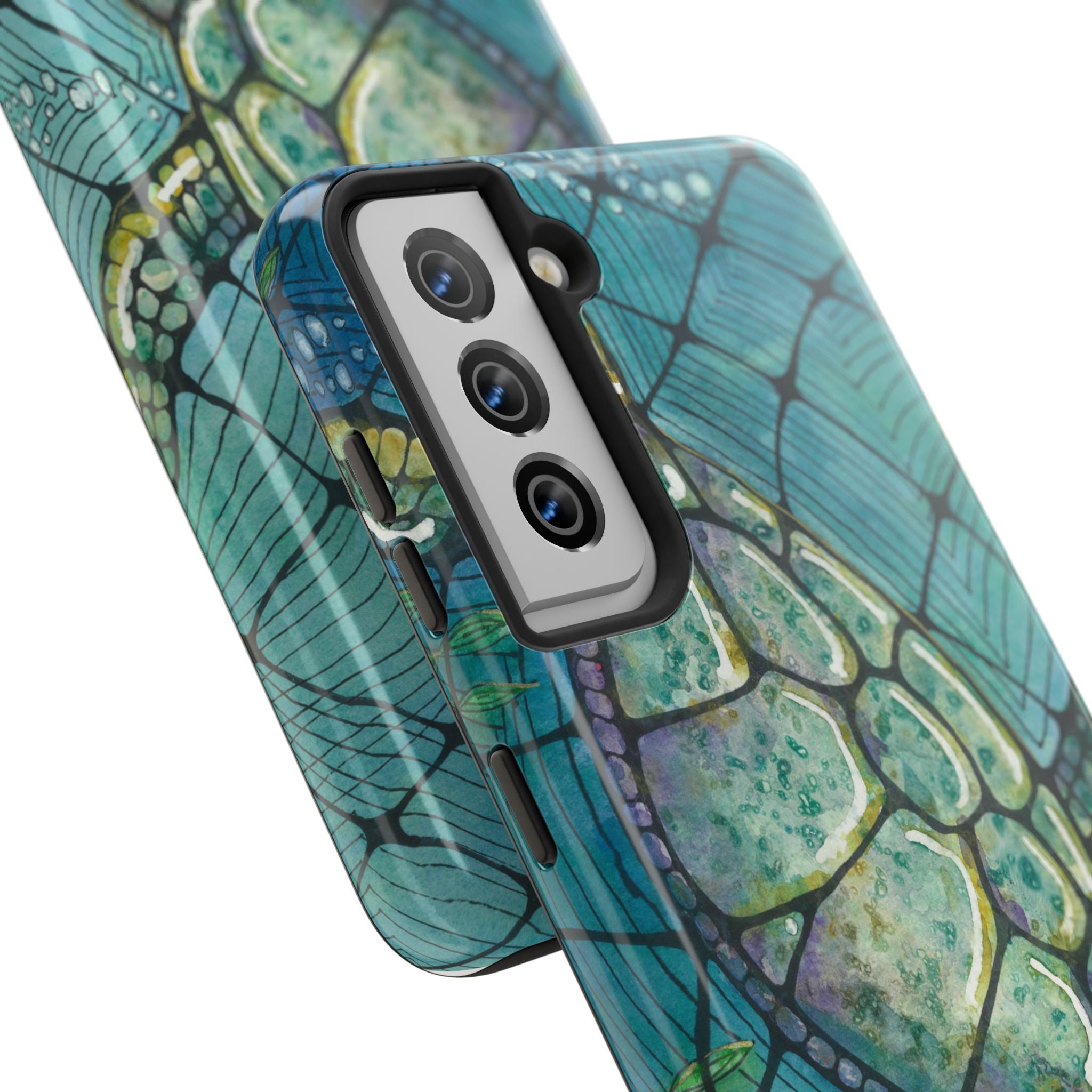 Tough Phone Case - All iPhones and Samsung Galaxys - Exciting Abstract Design #73 Turtling Along