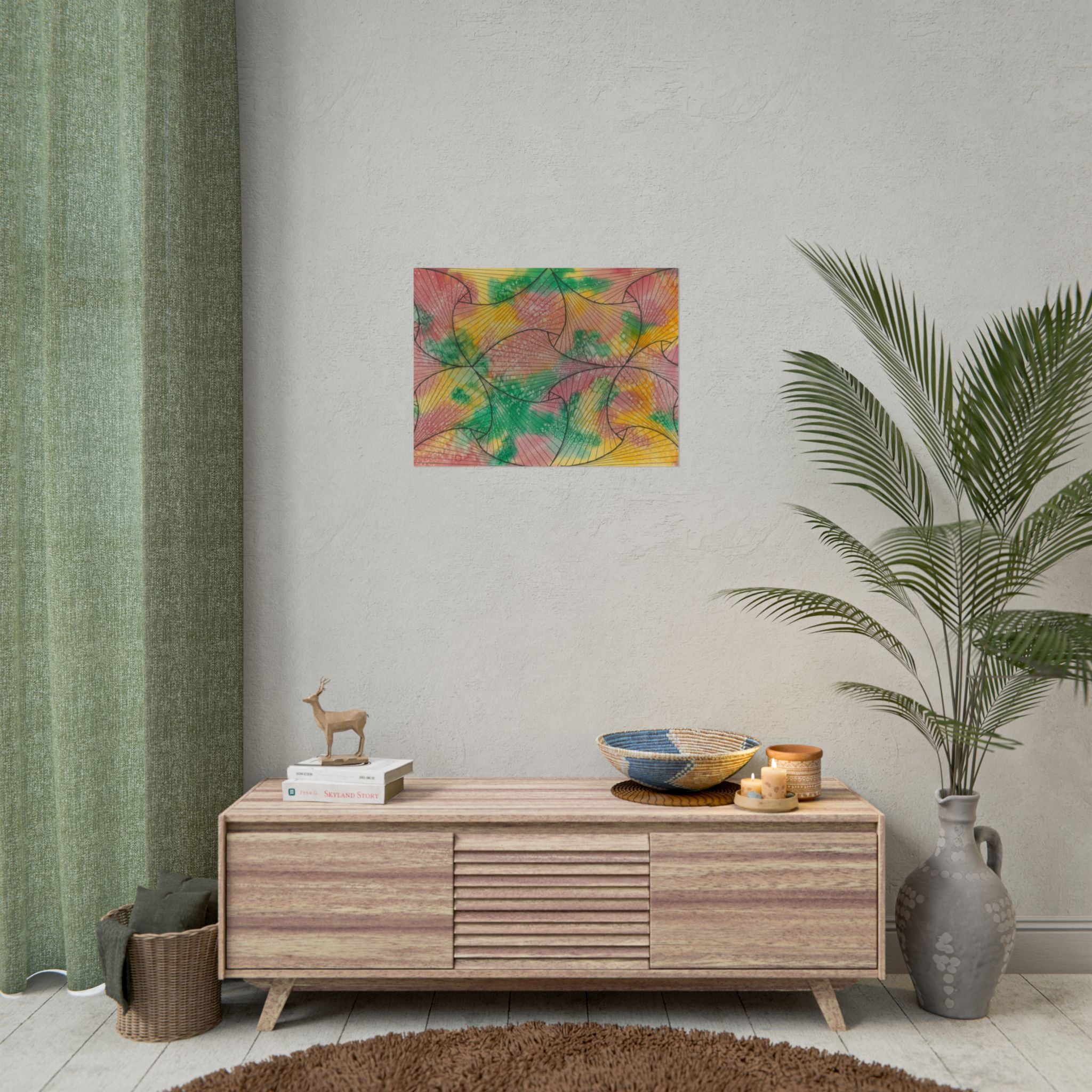 Large Colourful Wall Art, Posters & Prints, For Office, Bedroom or Living Room, or Special Gift #49 Health & Well Being