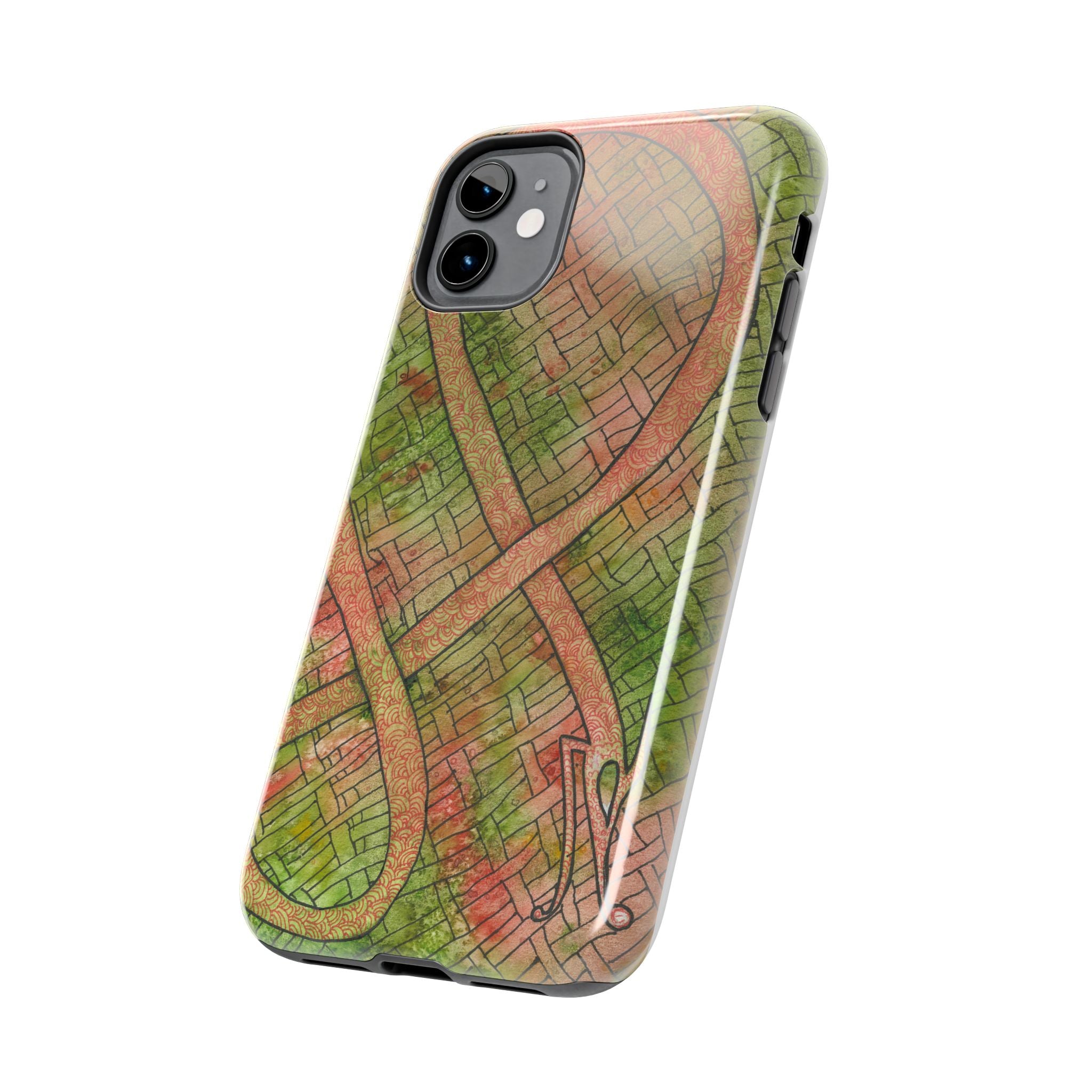 Tough Phone Case - All iPhones and Samsung Galaxys - Exciting Abstract Design #57 Celtic Flavours