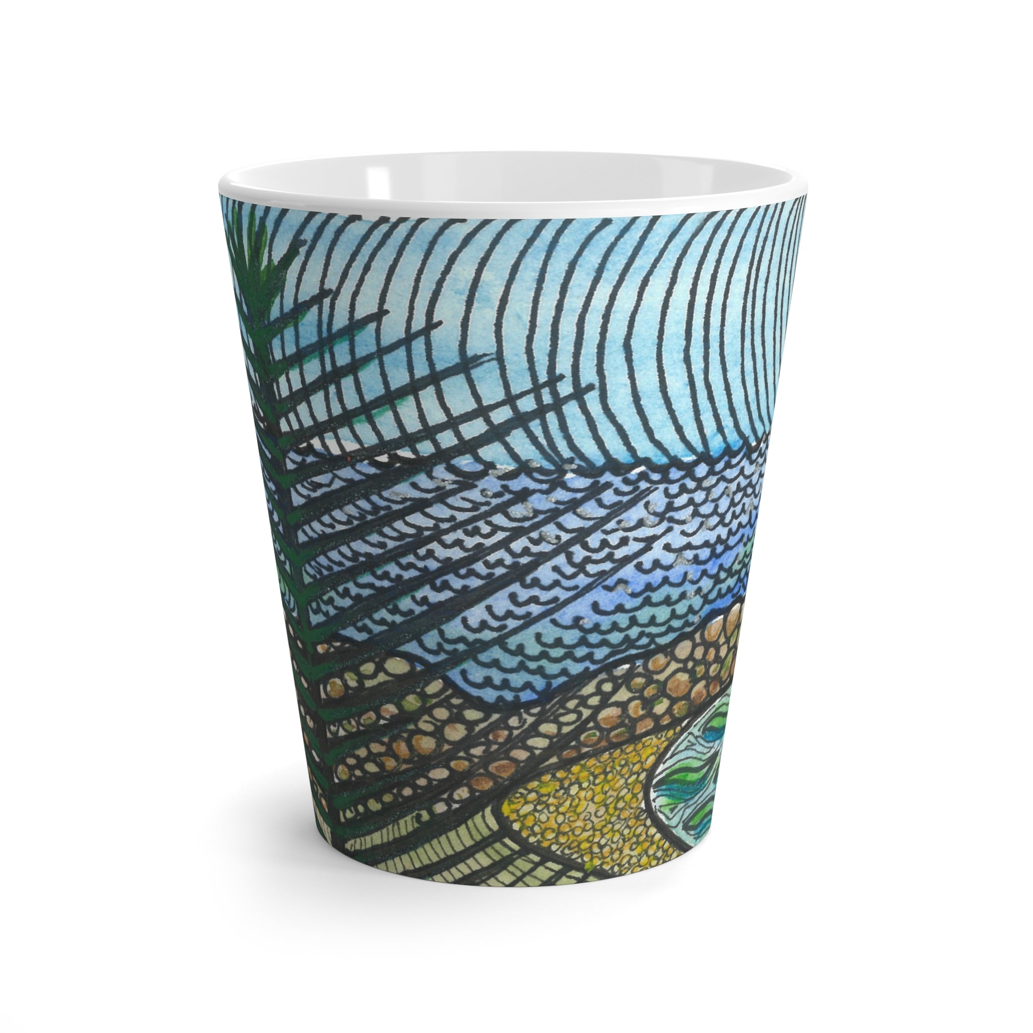 Coffee Mugs and Cups. Colourful Abstract Designs. Perfect for Home, Office or Special Gift #47 Cottesloe