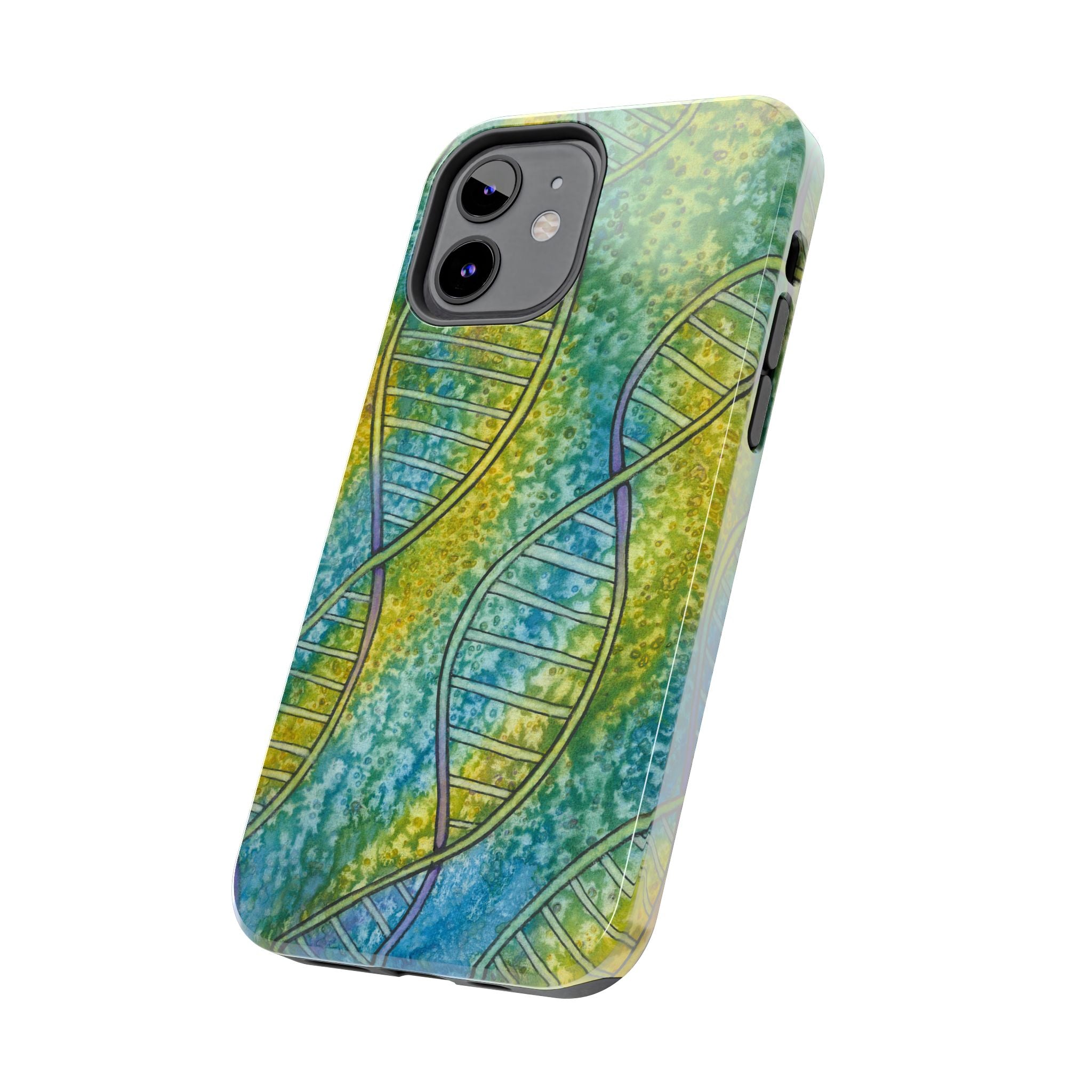 Tough Phone Case - All iPhones and Samsung Galaxys - Exciting Abstract Design #99 Crop of DNA