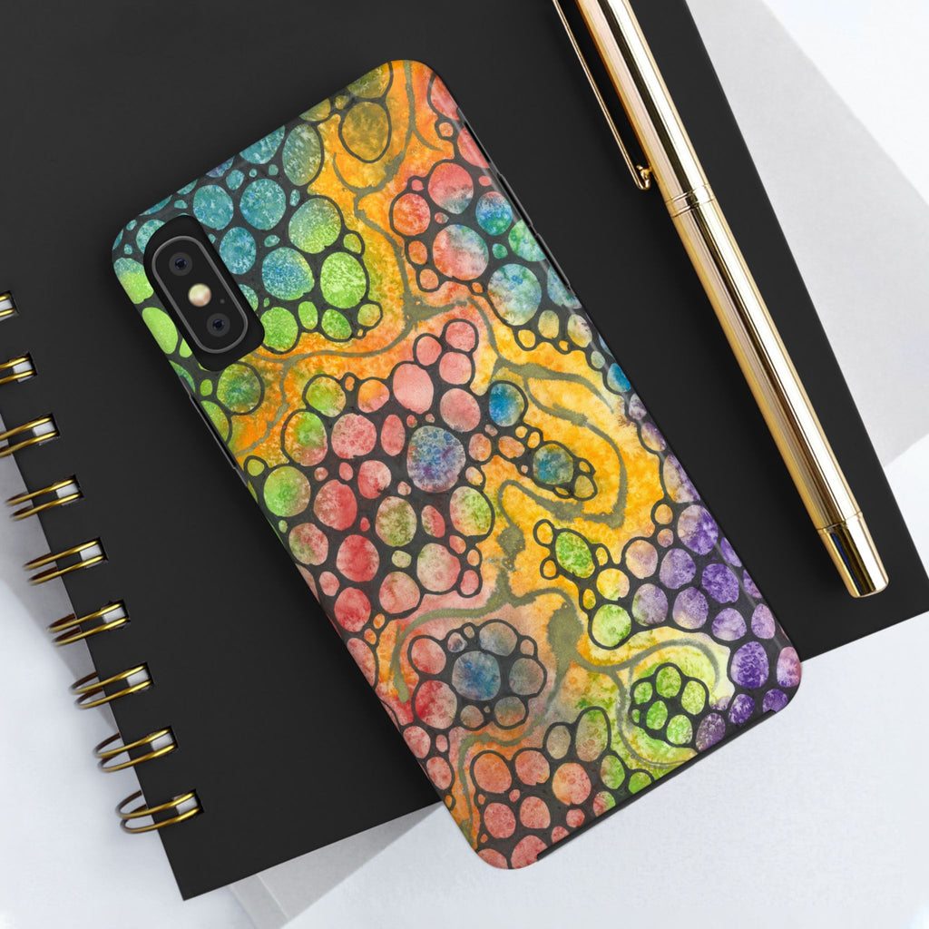 Tough Phone Case - All iPhones and Samsung Galaxys - Exciting Abstract Design #77 River Of Dreams