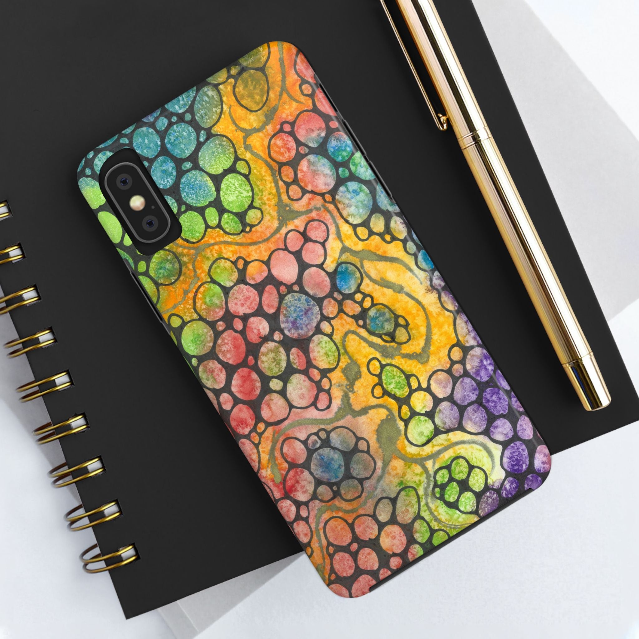 Tough Phone Case - All iPhones and Samsung Galaxys - Exciting Abstract Design #77 River Of Dreams