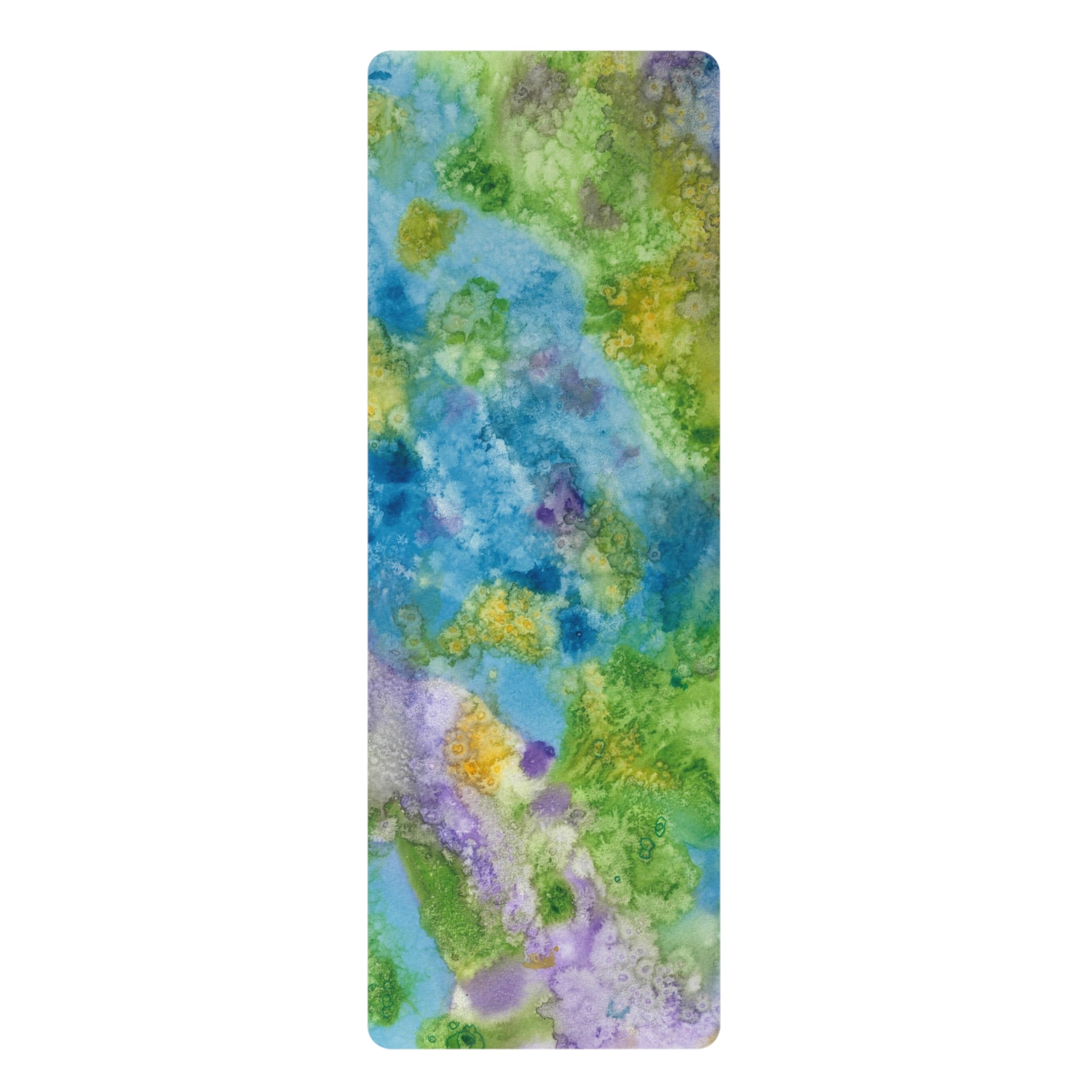 Yoga Mats and Gym Mats. Colourful Abstract Designs. Perfect for Home, Yoga or Gym Class, or a Special Gift #60 Happy Holidays