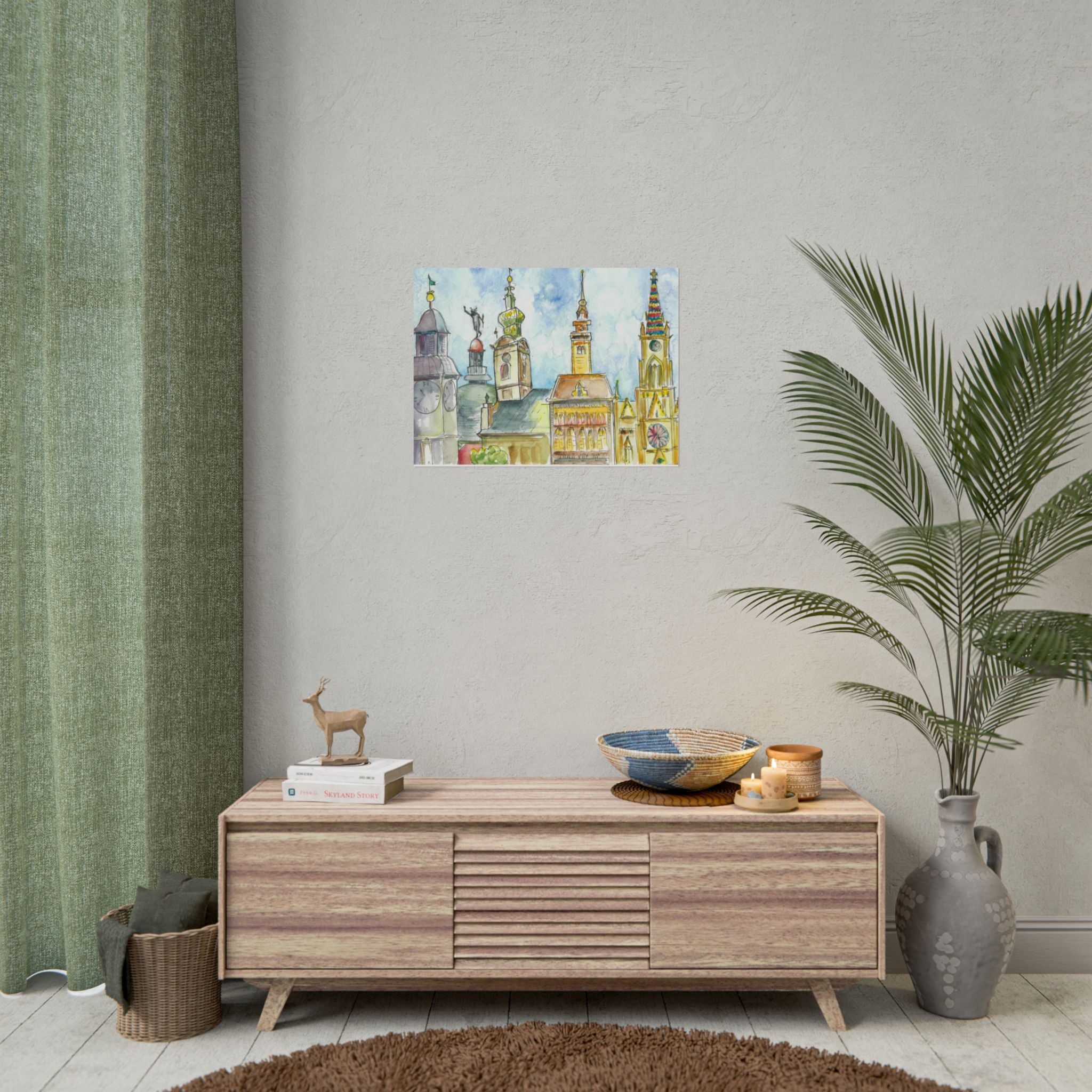 Large Colourful Wall Art, Posters & Prints, For Office, Bedroom or Living Room, or Special Gift #95 Beautiful Novi Sad - Serbia