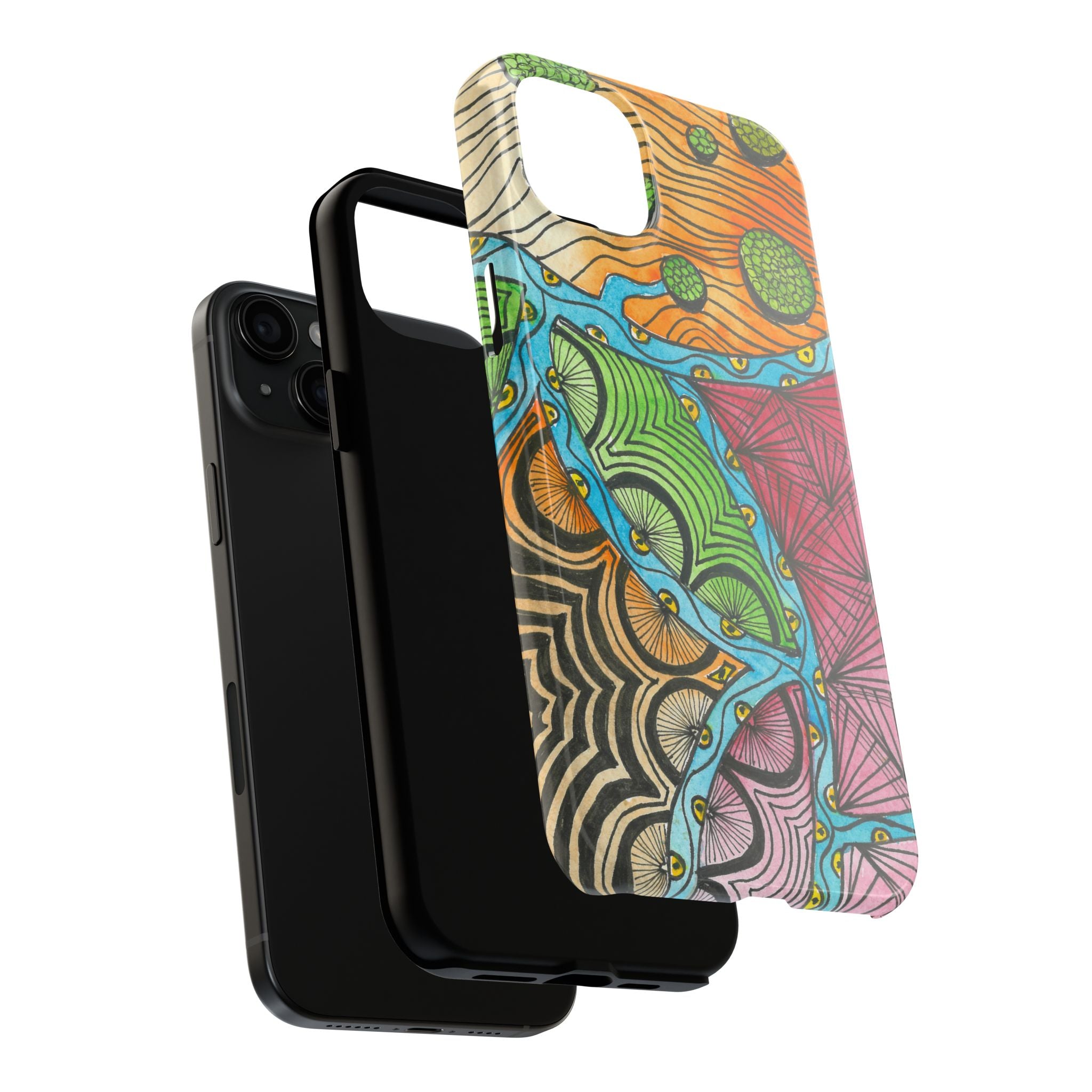 Tough Phone Case - All iPhones and Samsung Galaxys - Exciting Abstract Design #11 Today's The Day