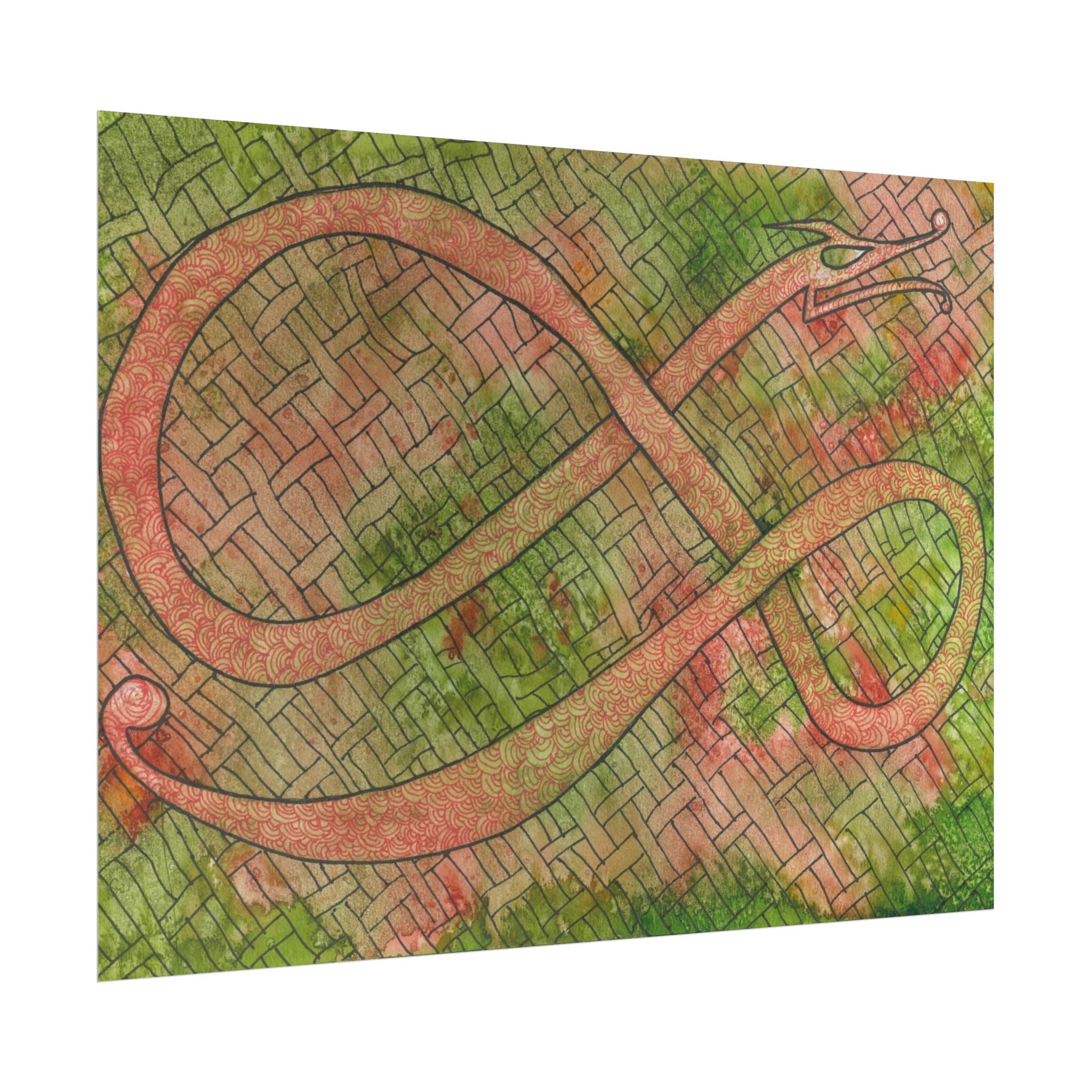 Large Colourful Wall Art, Posters & Prints, For Office, Bedroom or Living Room, or Special Gift #57 Celtic Flavours