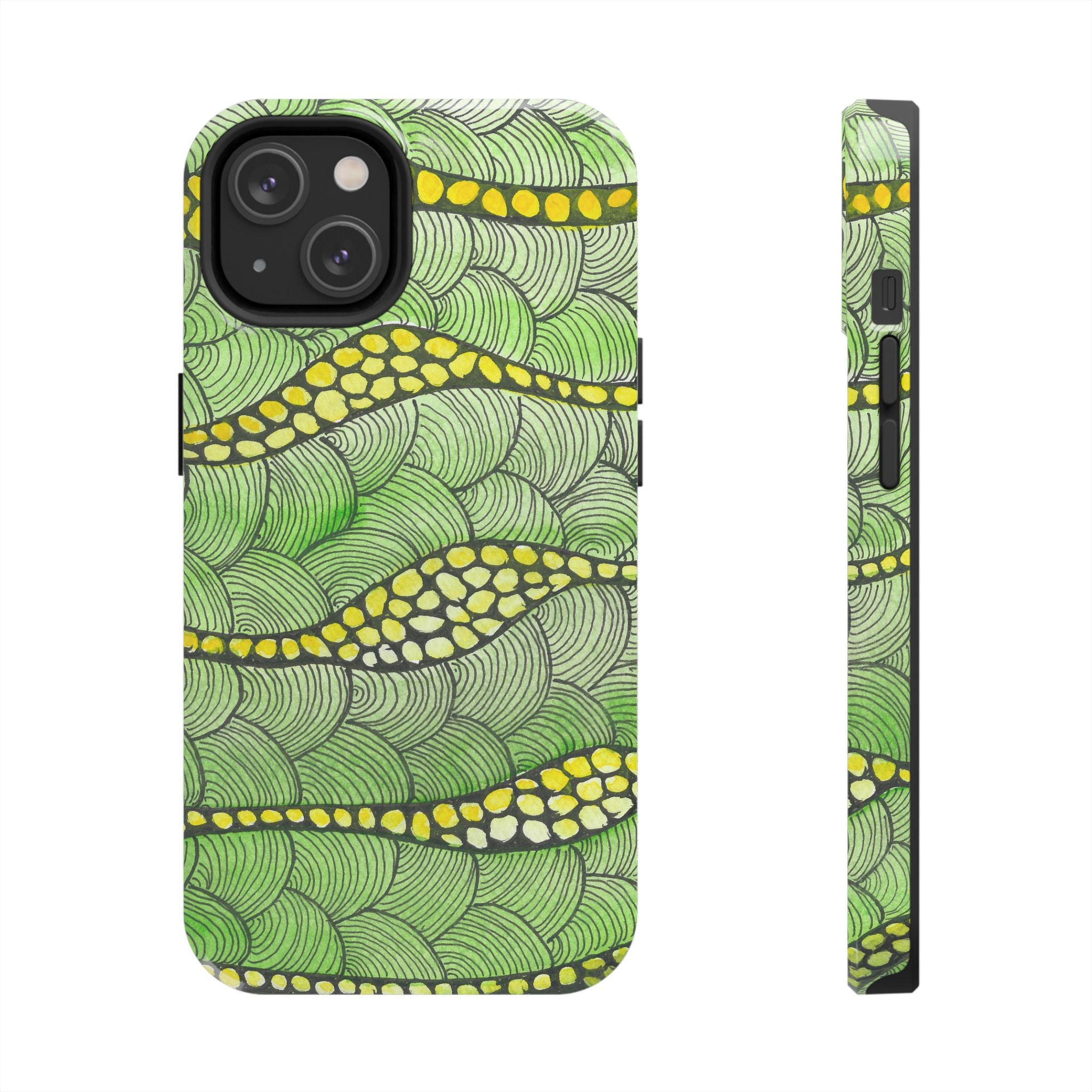Tough Phone Case - All iPhones and Samsung Galaxys - Exciting Abstract Design #13 Watcha Thinking